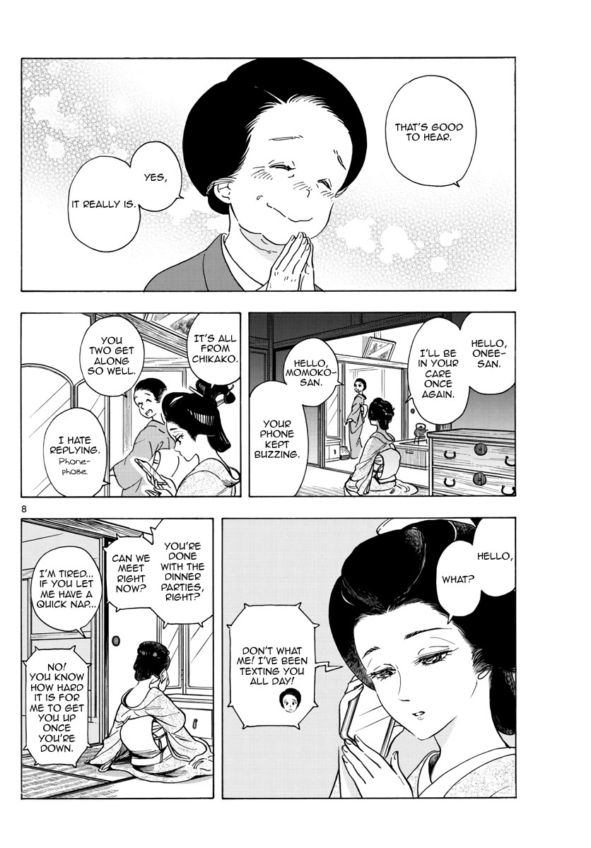 Maiko-san Chi no Makanai-san Chapter 257 page 8 - Chapter 257: Something I Want to Tell You