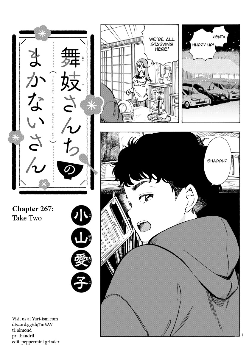 Maiko-san Chi no Makanai-san Chapter 267 page 1 - Chapter 267: Take Two