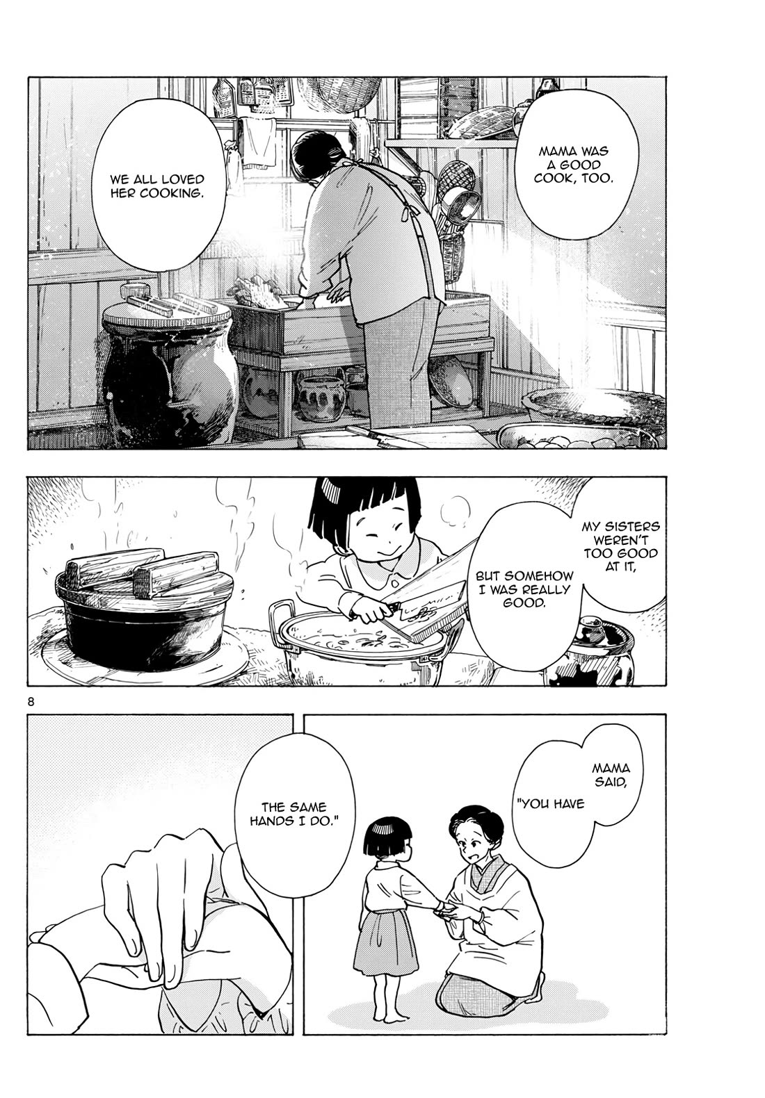Maiko-san Chi no Makanai-san Chapter 270 page 8 - Chapter 270: Same Hands