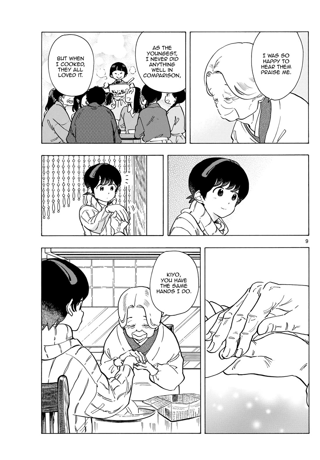 Maiko-san Chi no Makanai-san Chapter 270 page 9 - Chapter 270: Same Hands