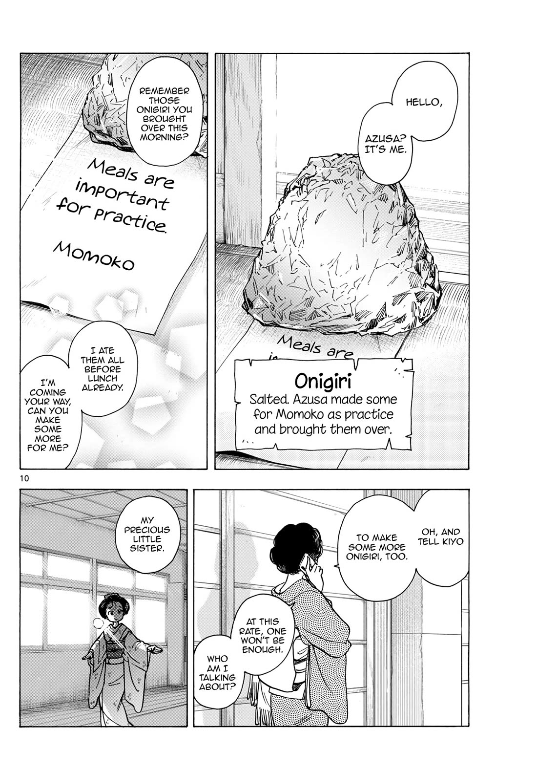 Maiko-san Chi no Makanai-san Chapter 276 page 10 - Chapter 276: Sumire's Energy