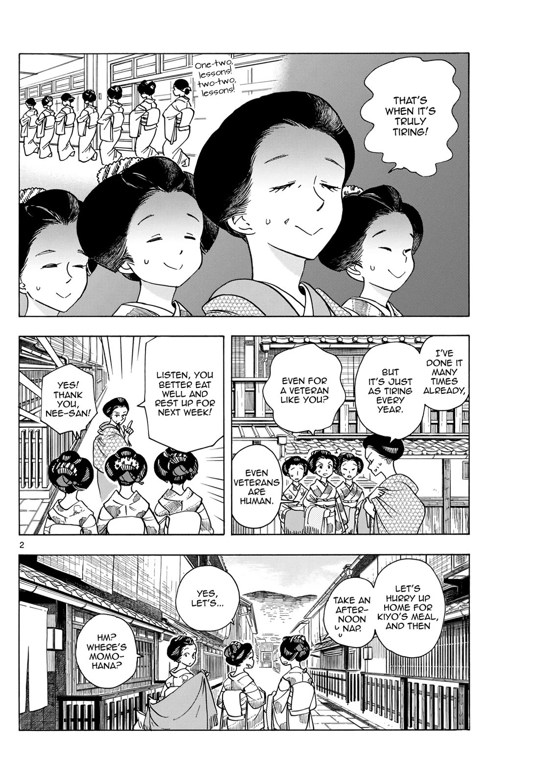 Maiko-san Chi no Makanai-san Chapter 276 page 2 - Chapter 276: Sumire's Energy