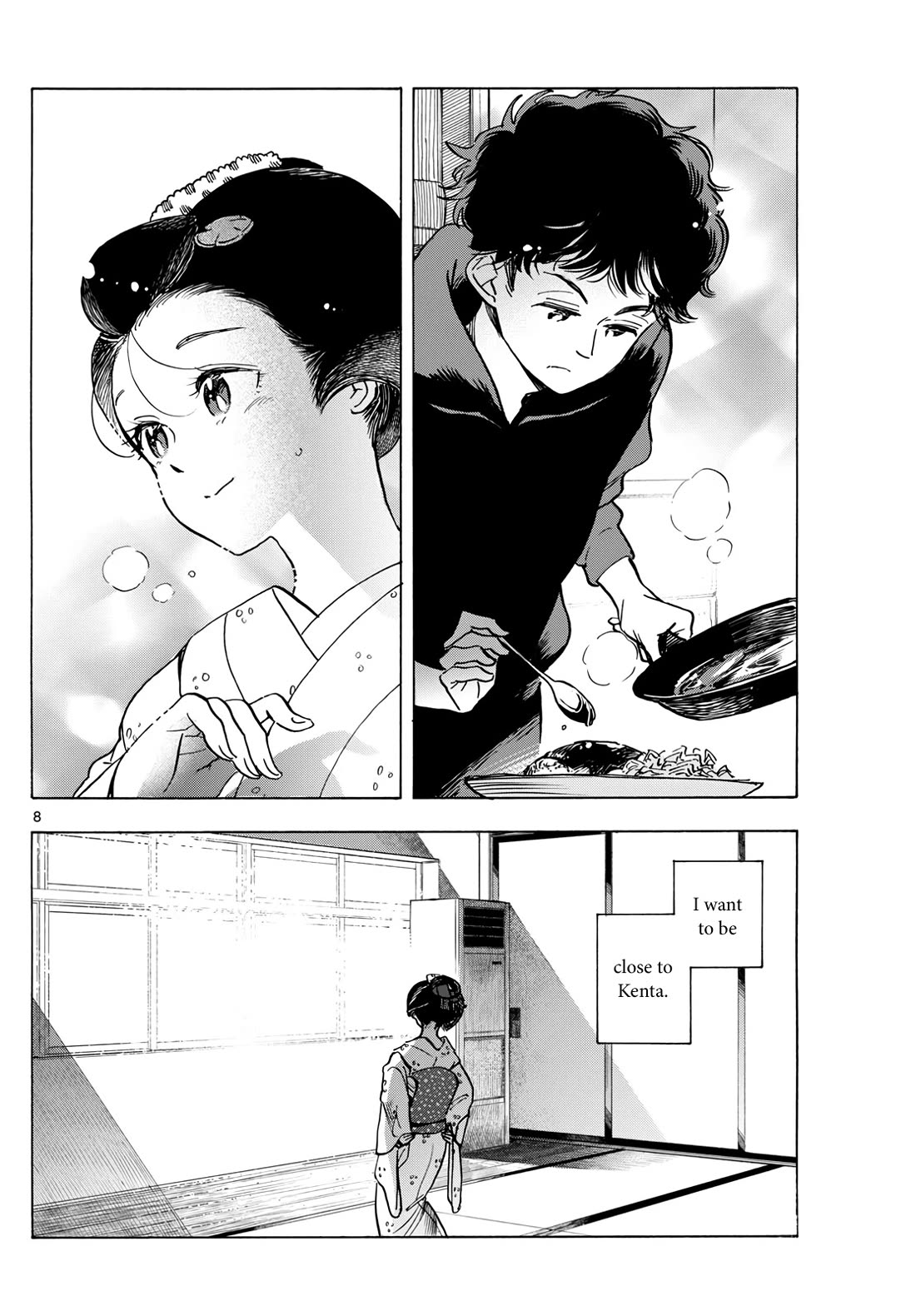 Maiko-san Chi no Makanai-san Chapter 276 page 8 - Chapter 276: Sumire's Energy