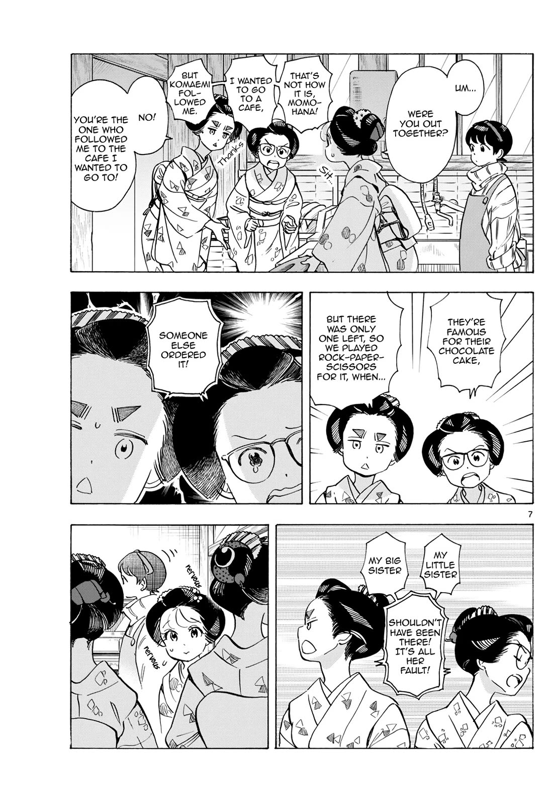 Maiko-san Chi no Makanai-san Chapter 277 page 7 - Chapter 277: Re-center