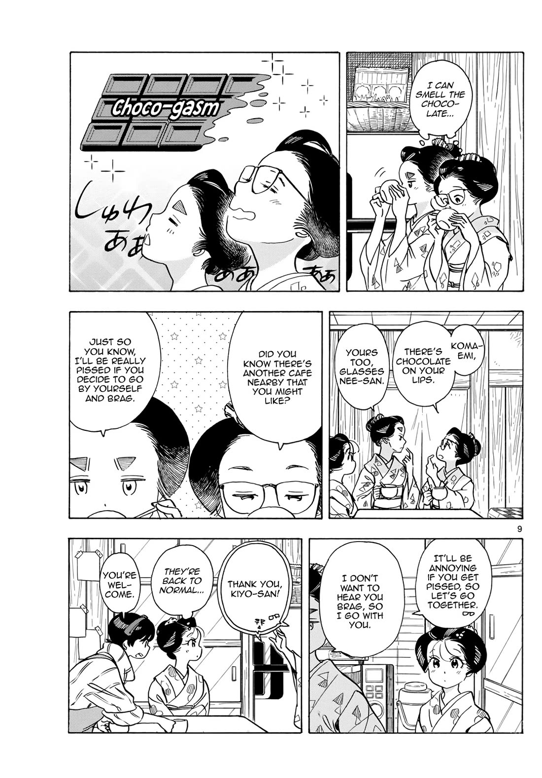 Maiko-san Chi no Makanai-san Chapter 277 page 9 - Chapter 277: Re-center