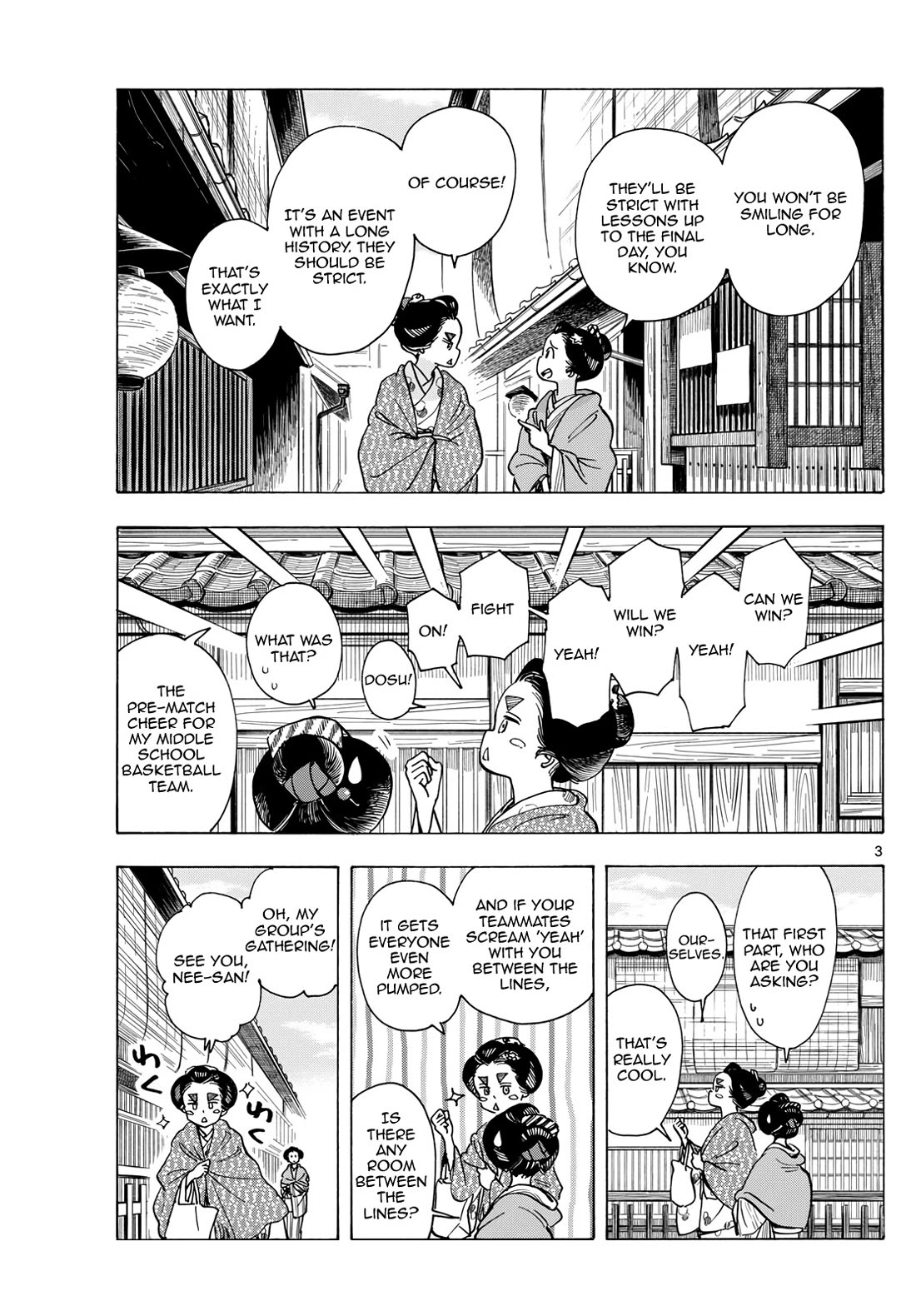 Maiko-san Chi no Makanai-san Chapter 279 page 3 - Chapter 279: Approaching Spring