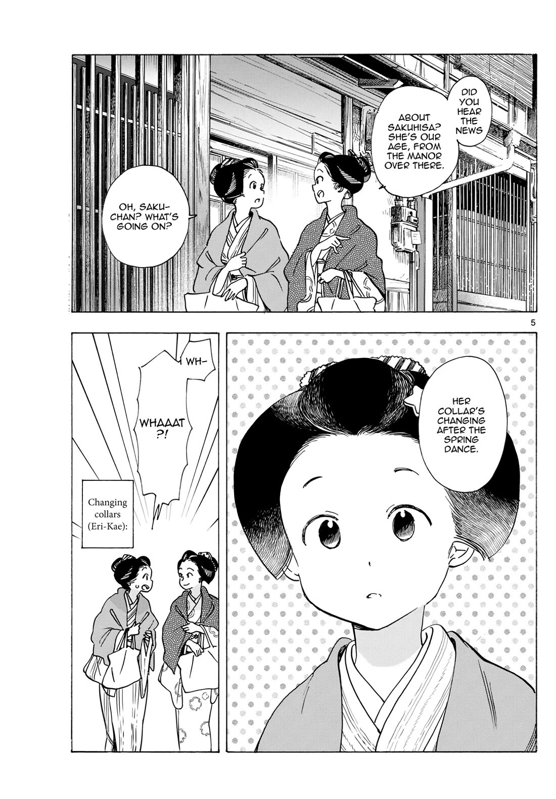 Maiko-san Chi no Makanai-san Chapter 279 page 5 - Chapter 279: Approaching Spring