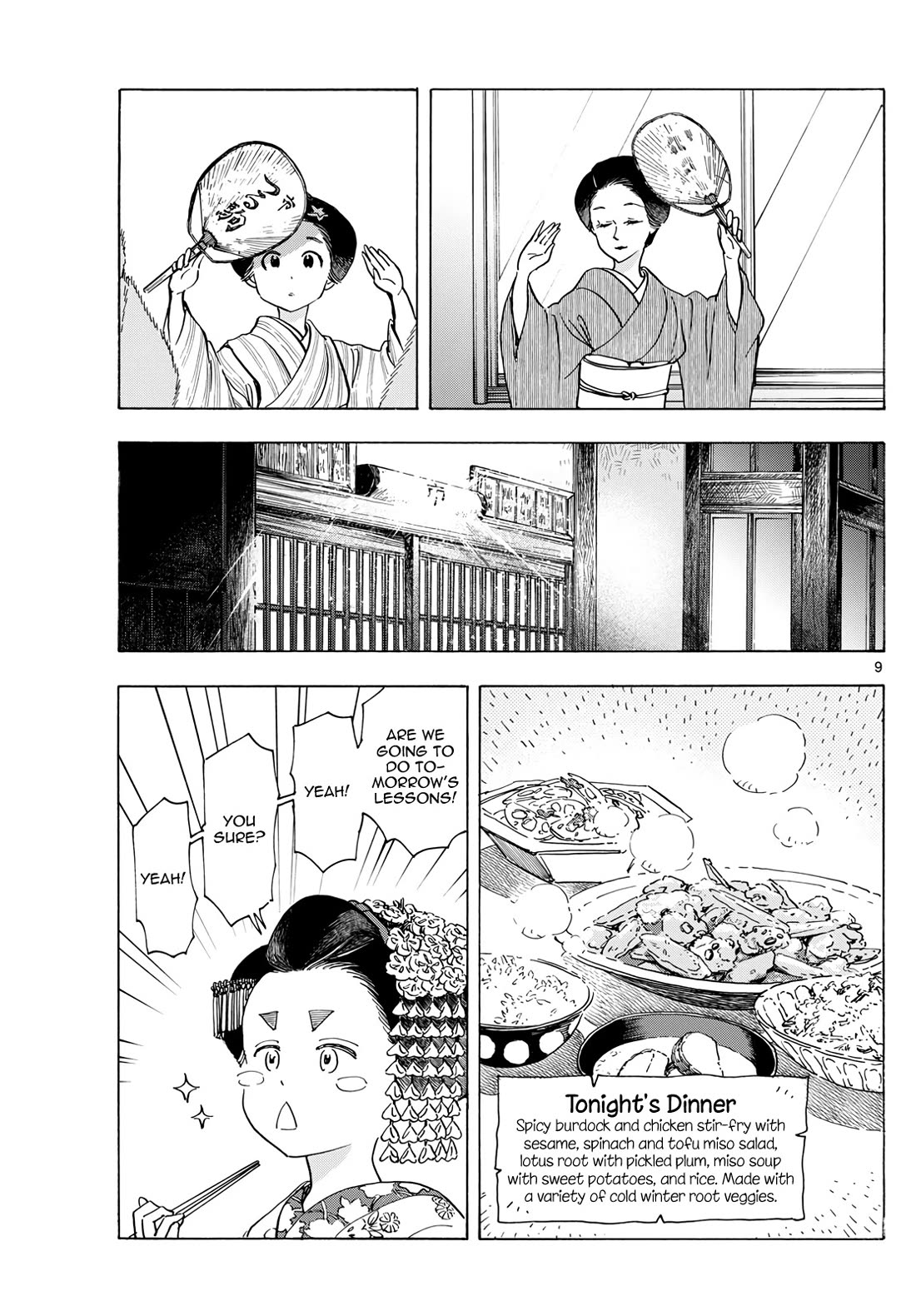Maiko-san Chi no Makanai-san Chapter 279 page 9 - Chapter 279: Approaching Spring