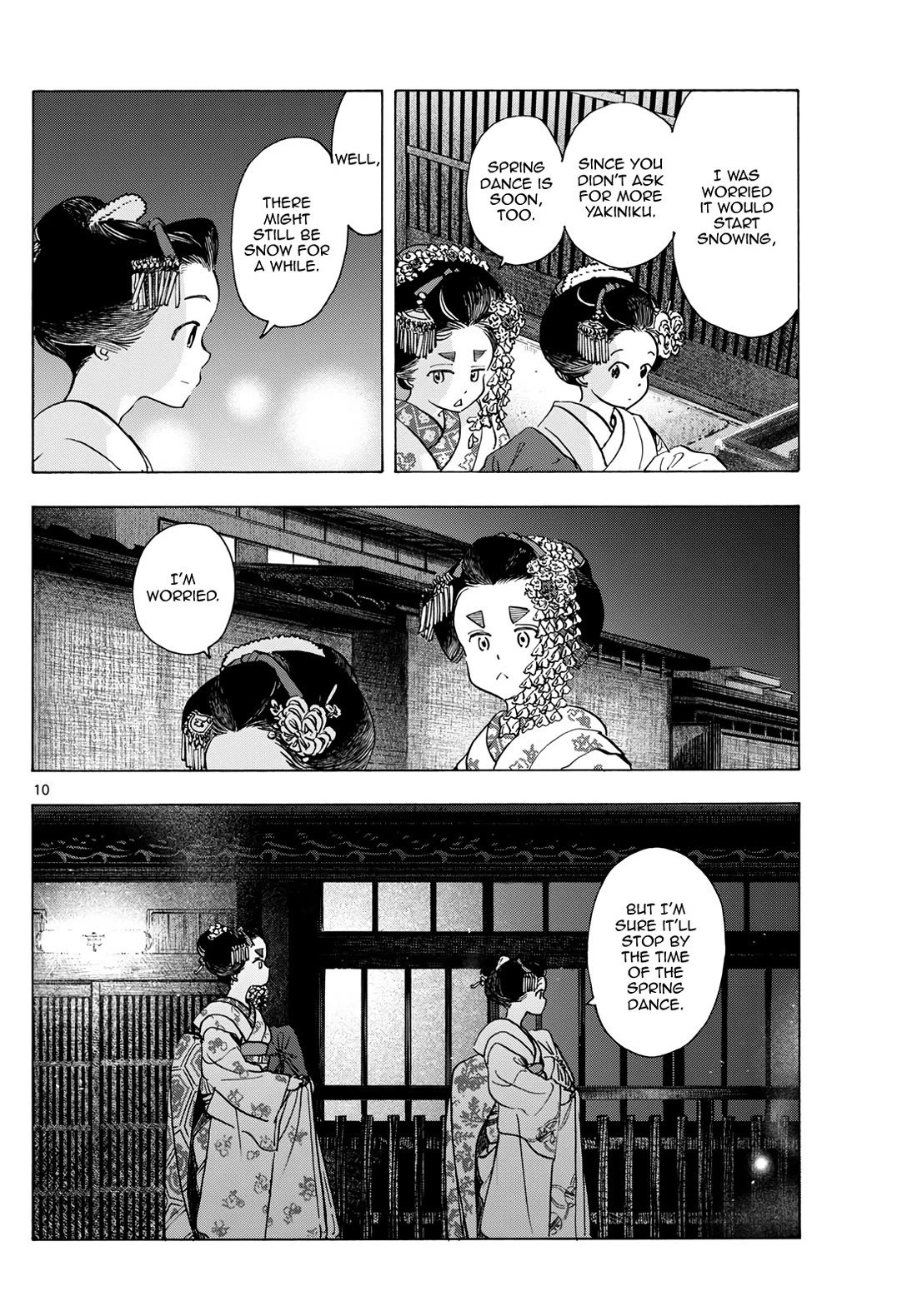 Maiko-san Chi no Makanai-san Chapter 280 page 10 - Chapter 280: What to Do?