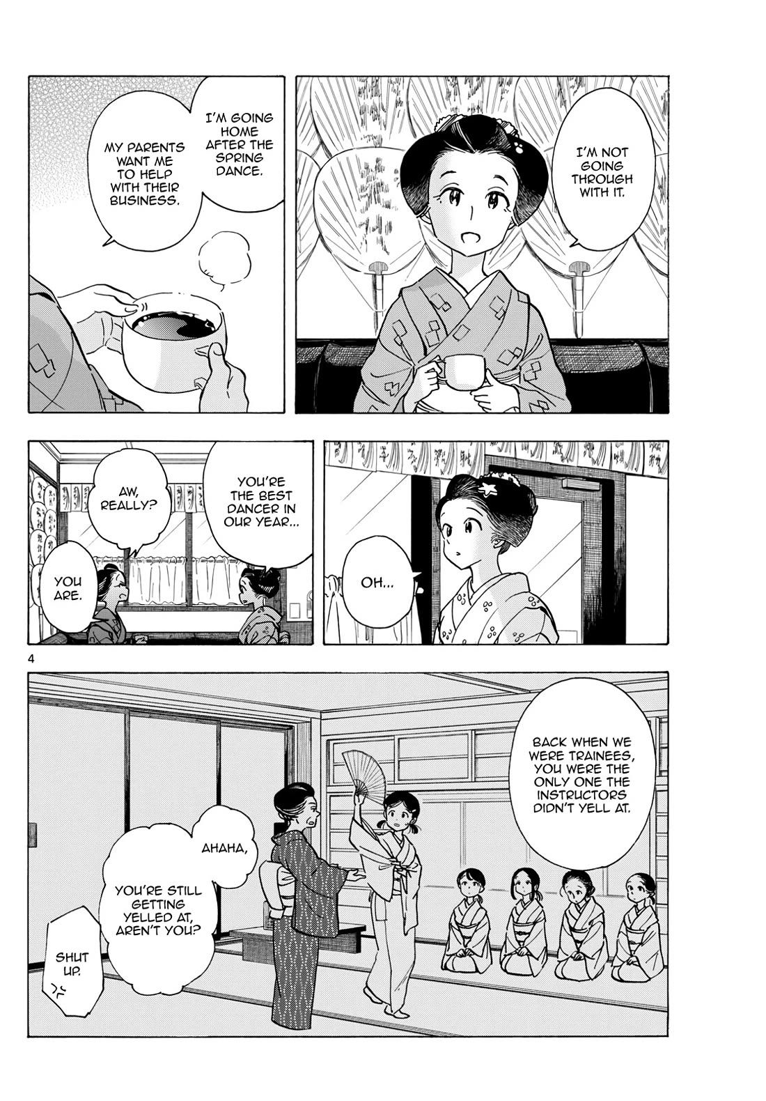 Maiko-san Chi no Makanai-san Chapter 280 page 4 - Chapter 280: What to Do?
