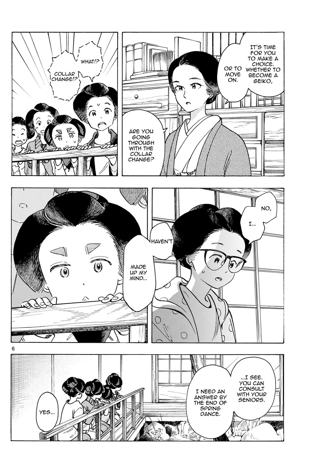 Maiko-san Chi no Makanai-san Chapter 281 page 6 - Chapter 281: My Nee-san