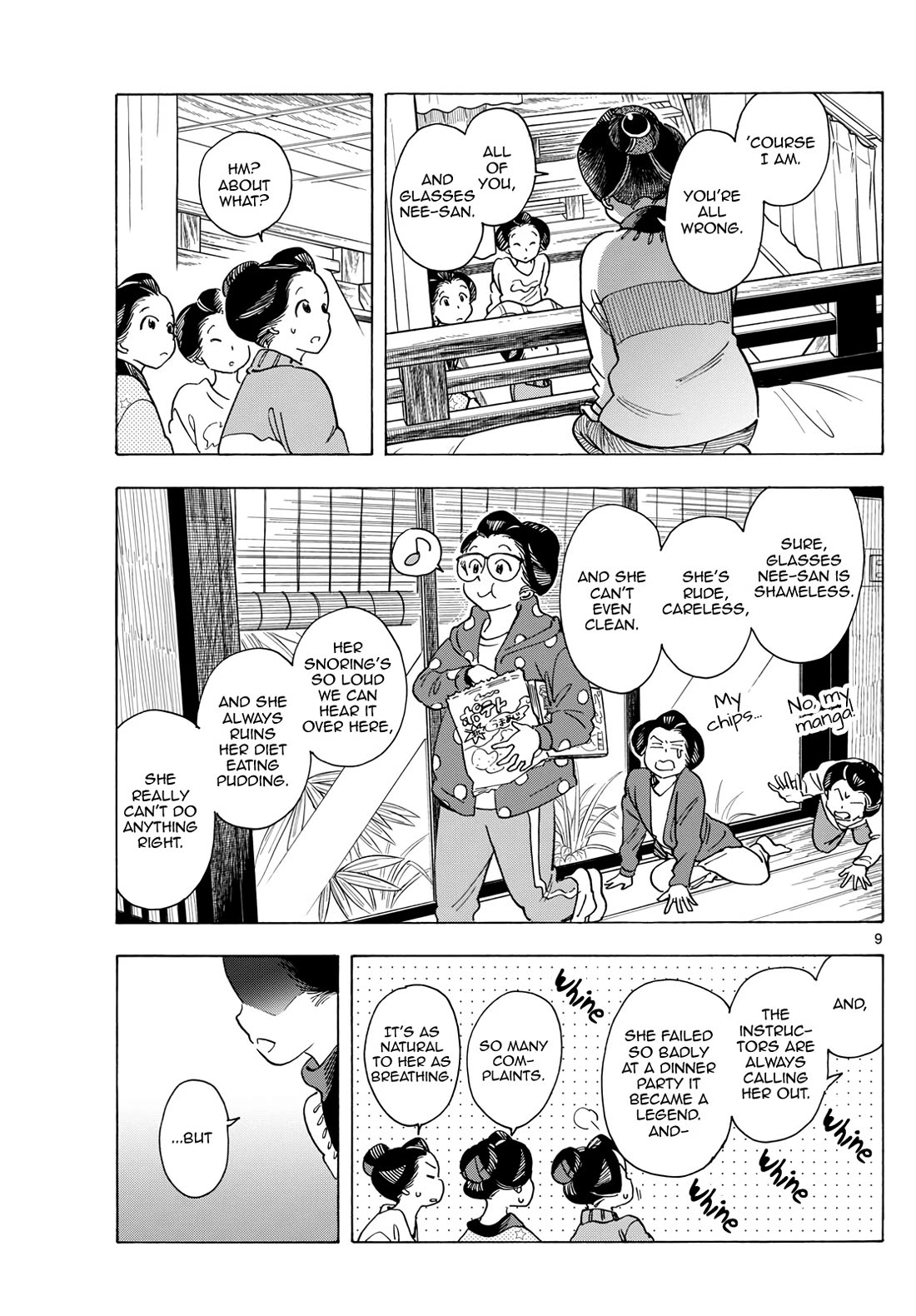 Maiko-san Chi no Makanai-san Chapter 281 page 9 - Chapter 281: My Nee-san