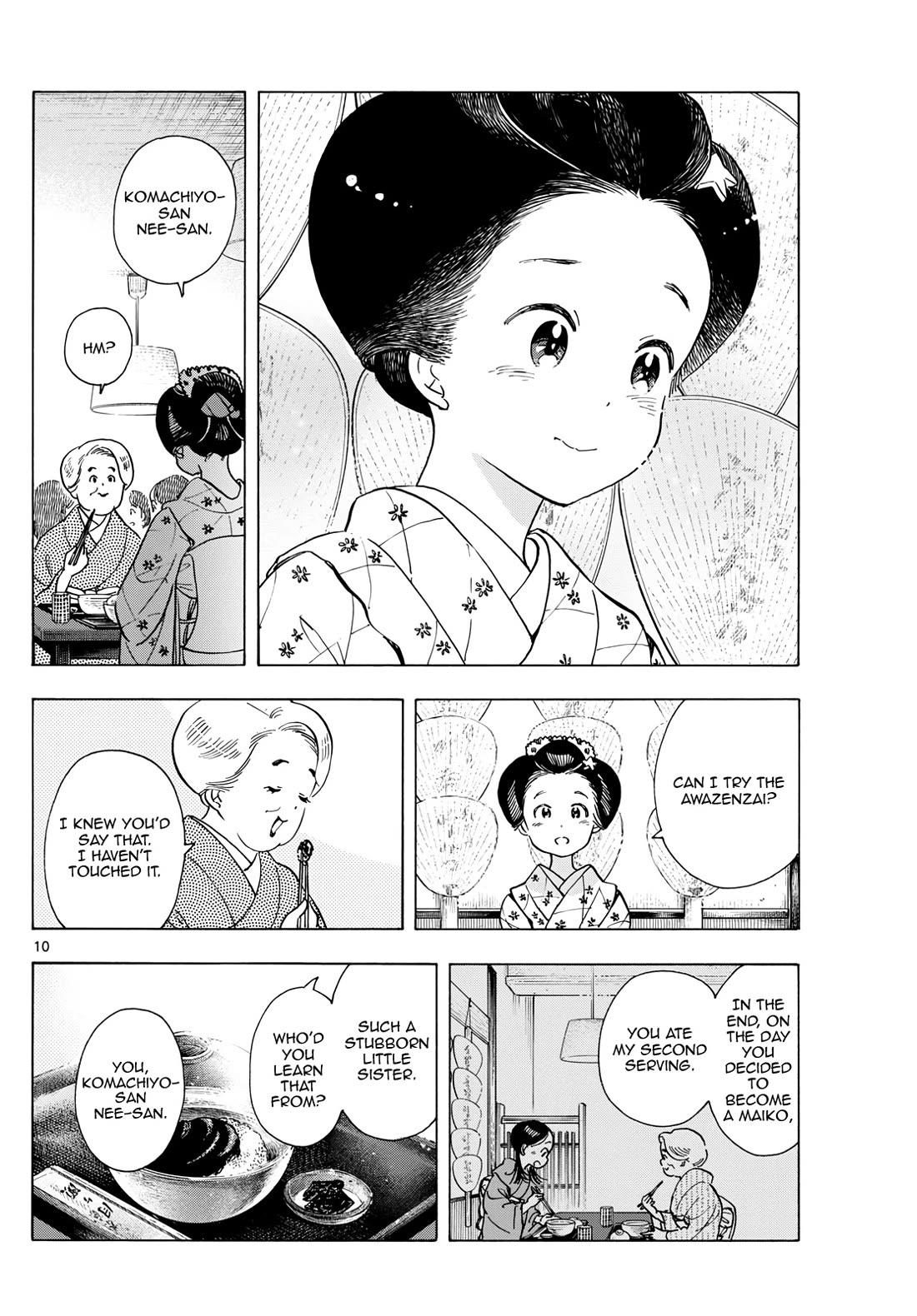 Maiko-san Chi no Makanai-san Chapter 282 page 10 - Chapter 282: Lost