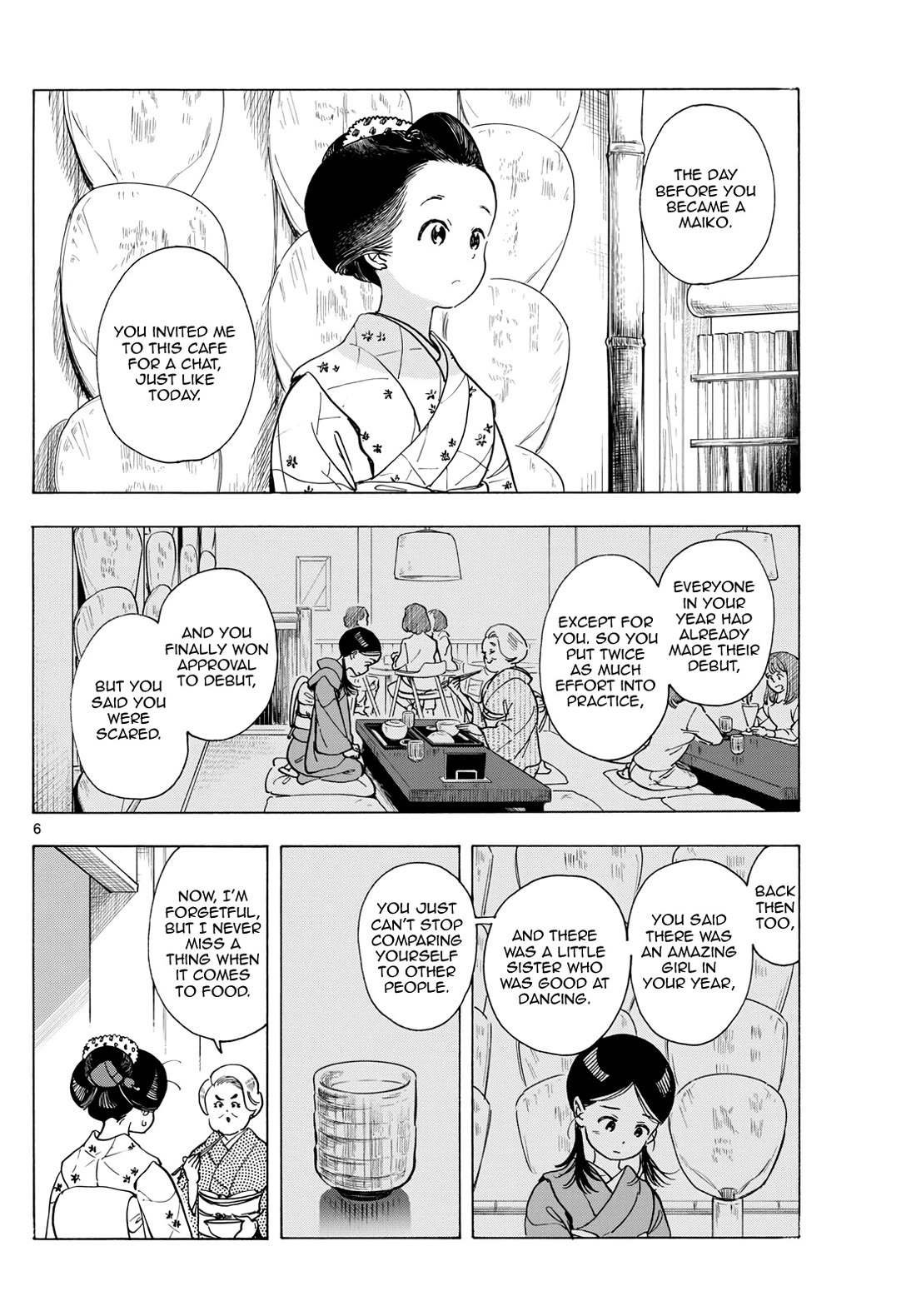 Maiko-san Chi no Makanai-san Chapter 282 page 6 - Chapter 282: Lost