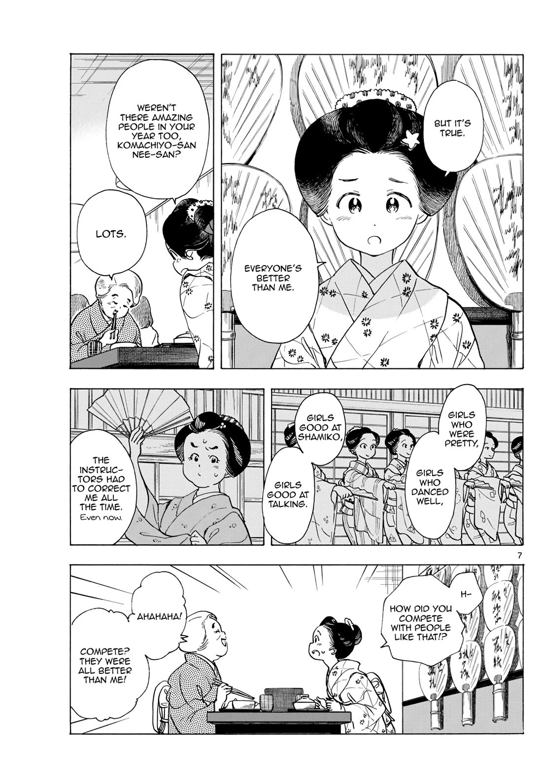 Maiko-san Chi no Makanai-san Chapter 282 page 7 - Chapter 282: Lost