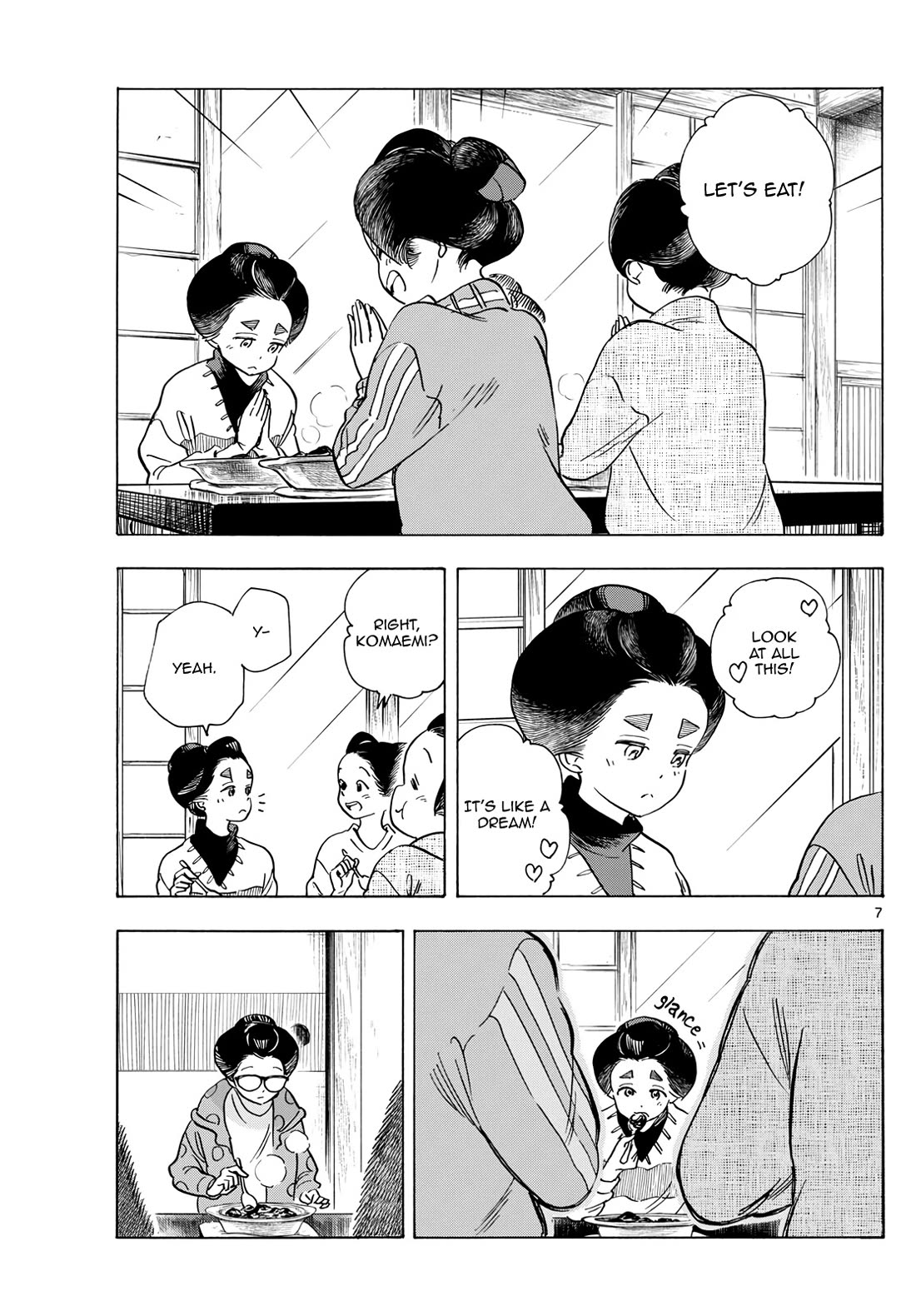 Maiko-san Chi no Makanai-san Chapter 283 page 7 - Chapter 283: Spring Is Coming