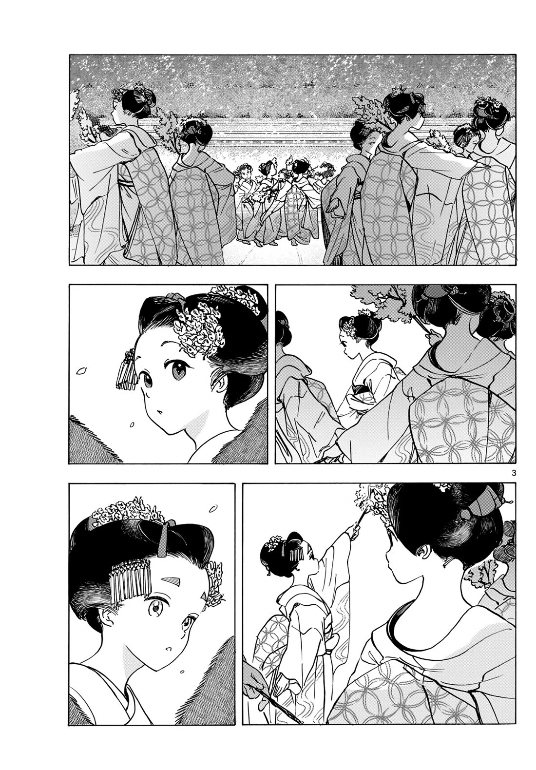 Maiko-san Chi no Makanai-san Chapter 285 page 3 - Chapter 285: The Best and Last Spring Dance
