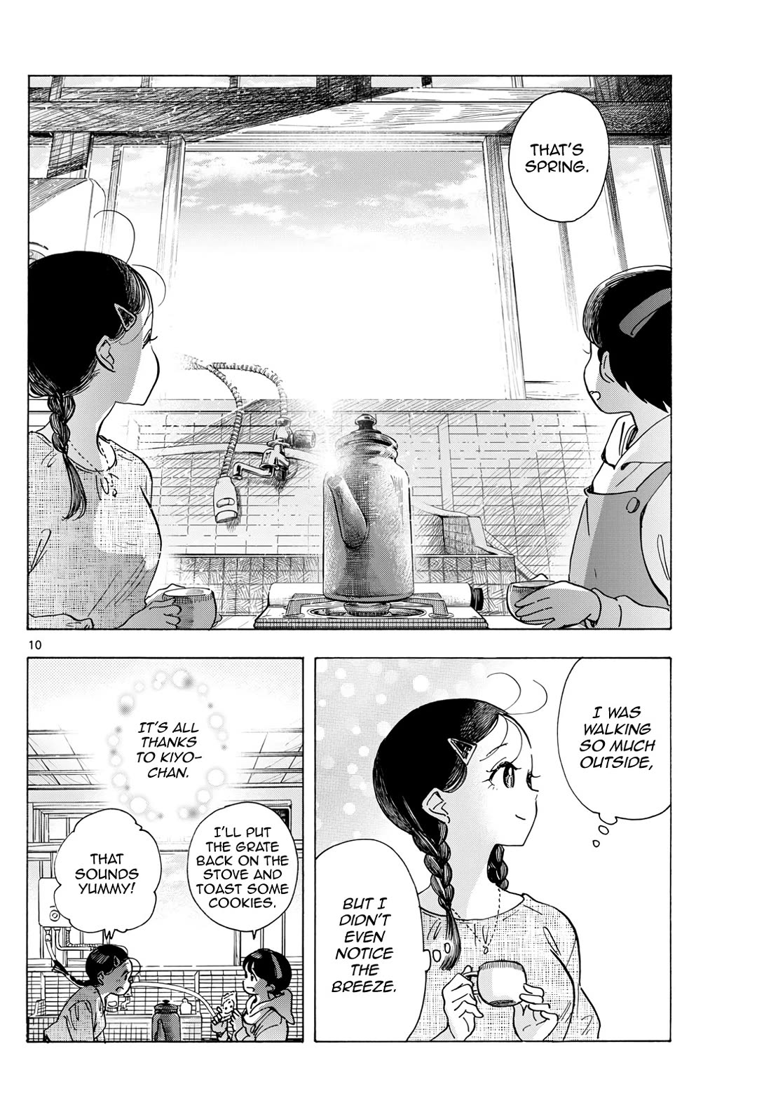 Maiko-san Chi no Makanai-san Chapter 286 page 10 - Chapter 286: Spring Breeze