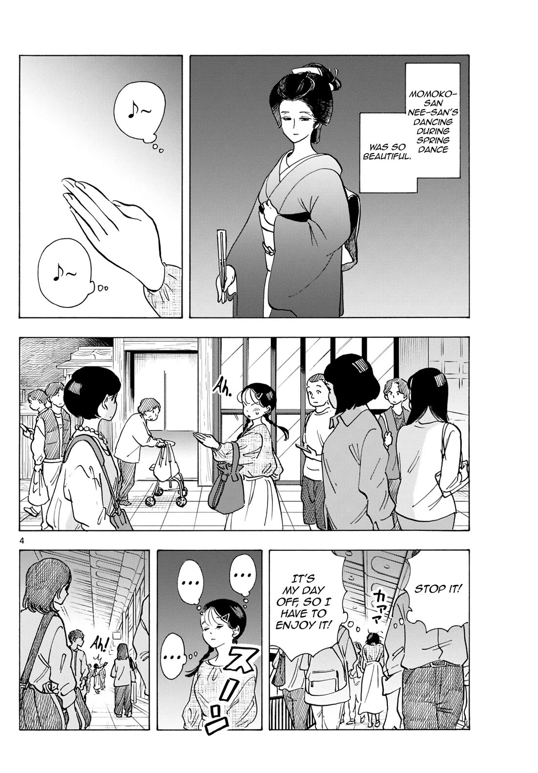 Maiko-san Chi no Makanai-san Chapter 286 page 4 - Chapter 286: Spring Breeze