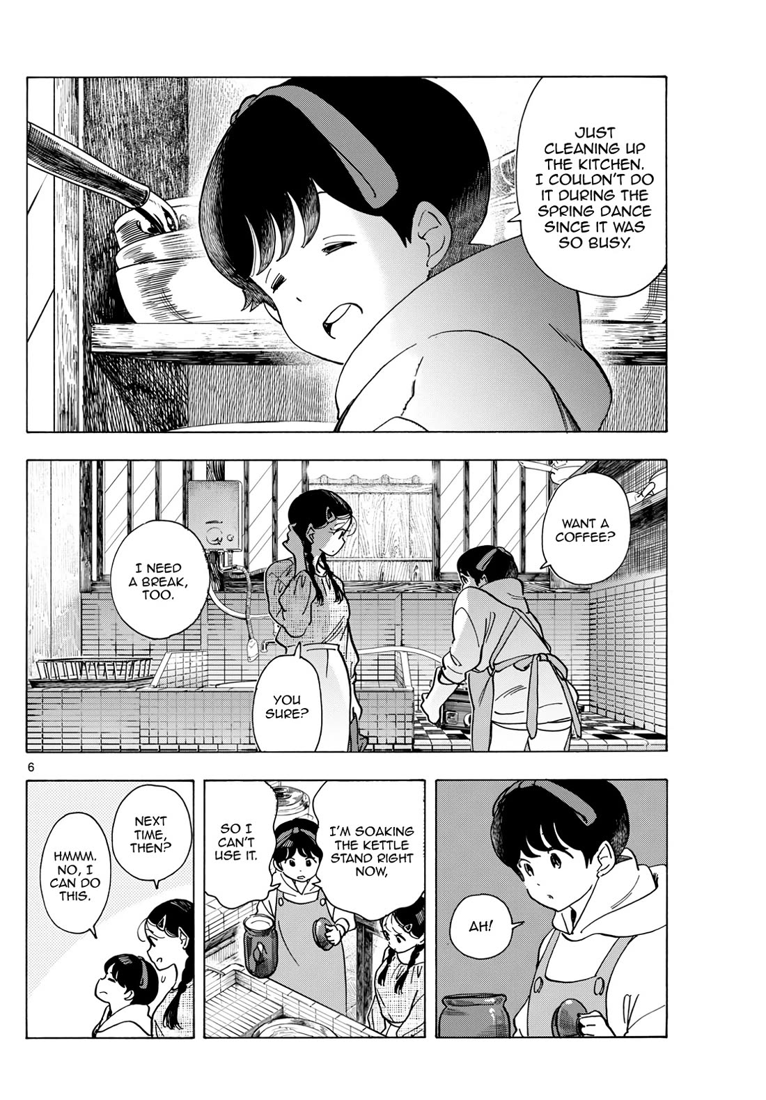 Maiko-san Chi no Makanai-san Chapter 286 page 6 - Chapter 286: Spring Breeze