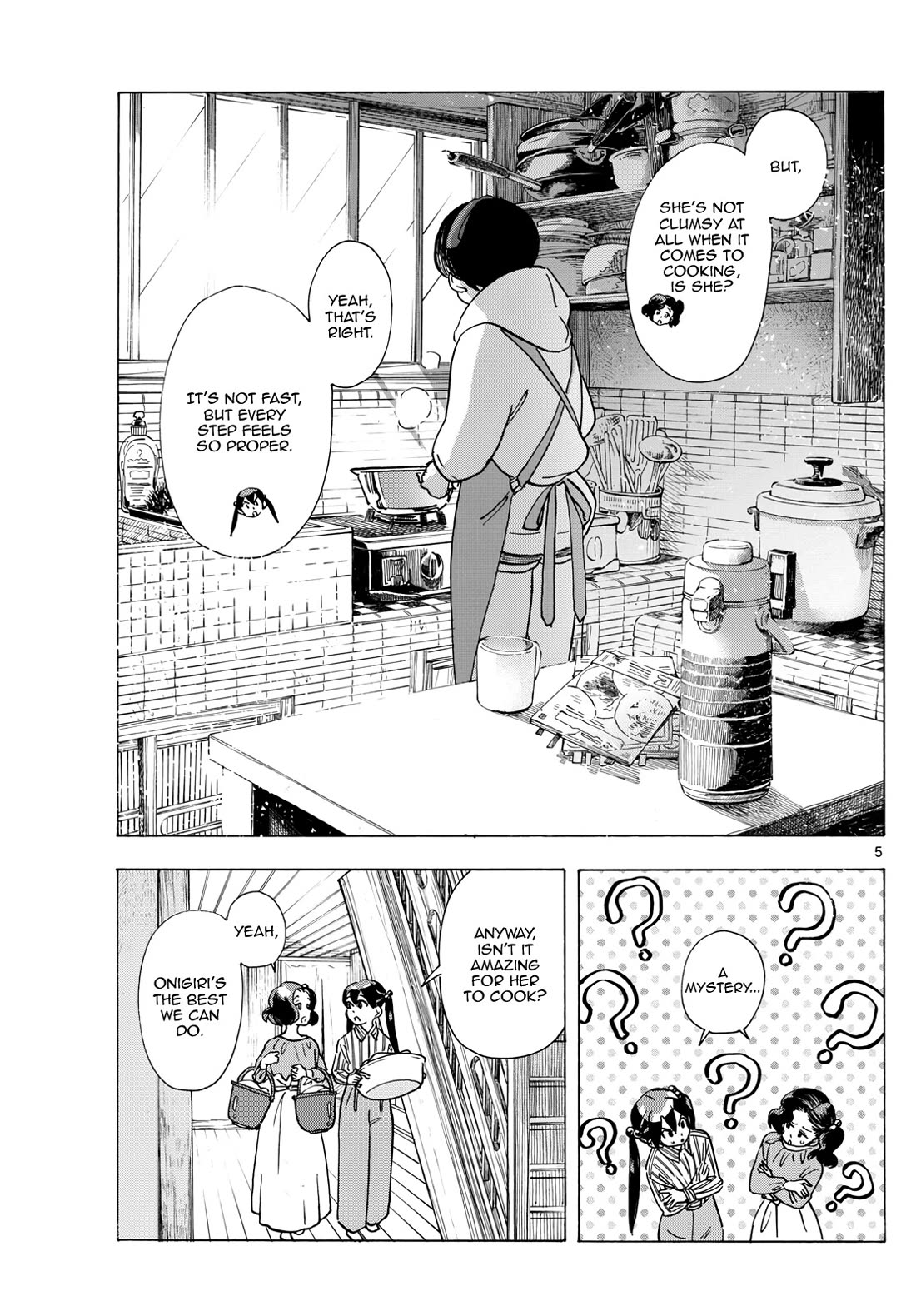 Maiko-san Chi no Makanai-san Chapter 289 page 5 - Chapter 289: About Kiyo
