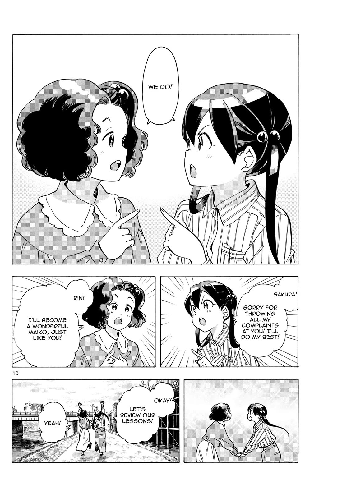 Maiko-san Chi no Makanai-san Chapter 291 page 10 - Chapter 291: The One Next to You