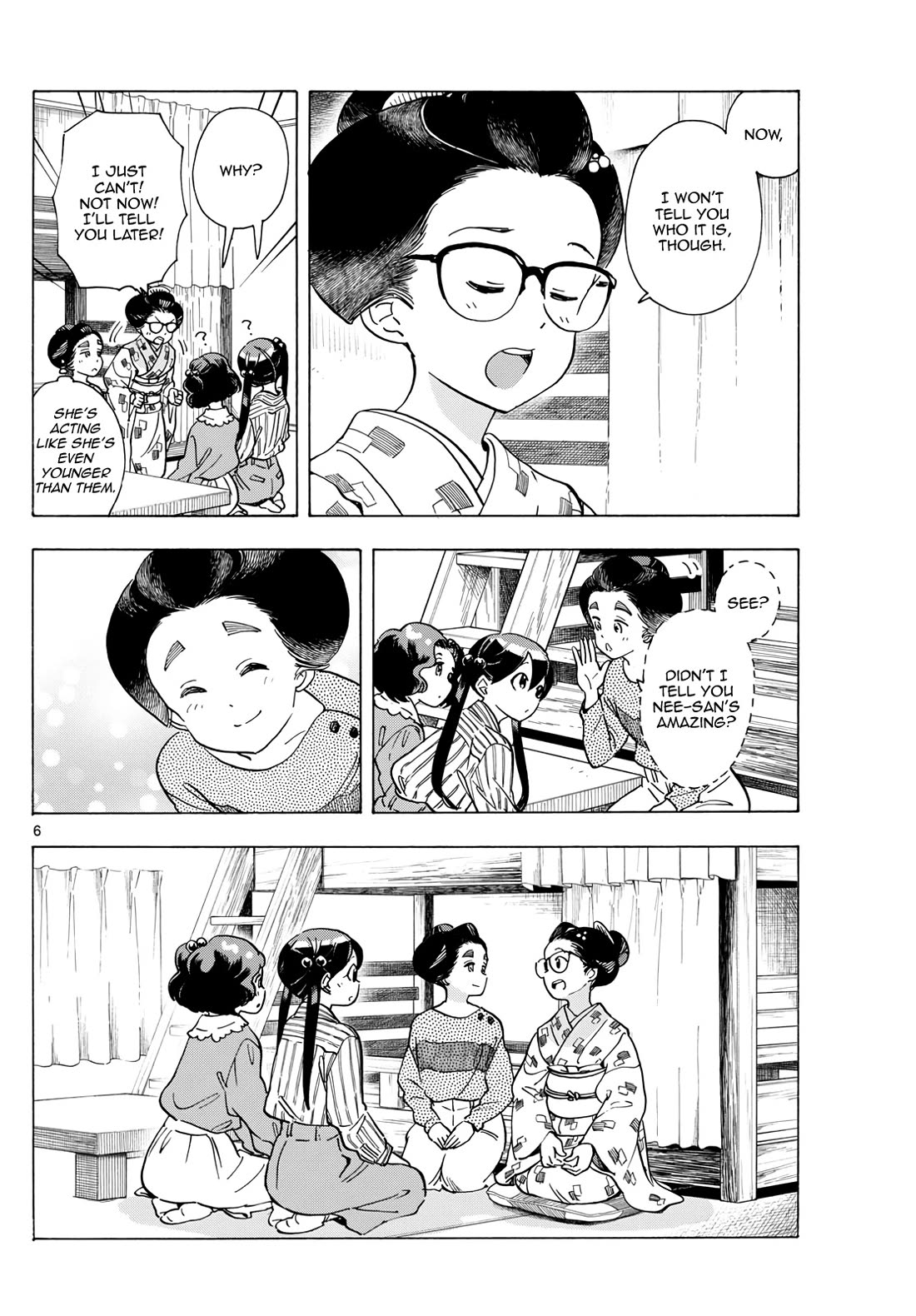 Maiko-san Chi no Makanai-san Chapter 291 page 6 - Chapter 291: The One Next to You
