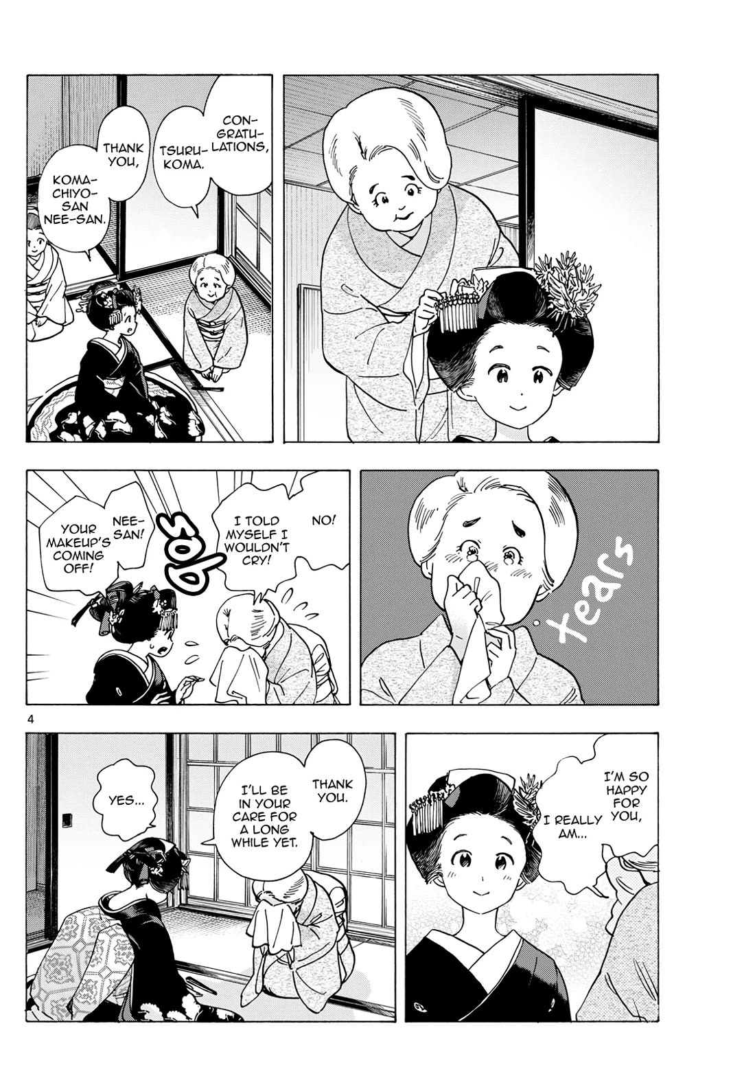 Maiko-san Chi no Makanai-san Chapter 293 page 4 - Chapter 293: It Doesn't Feel Real