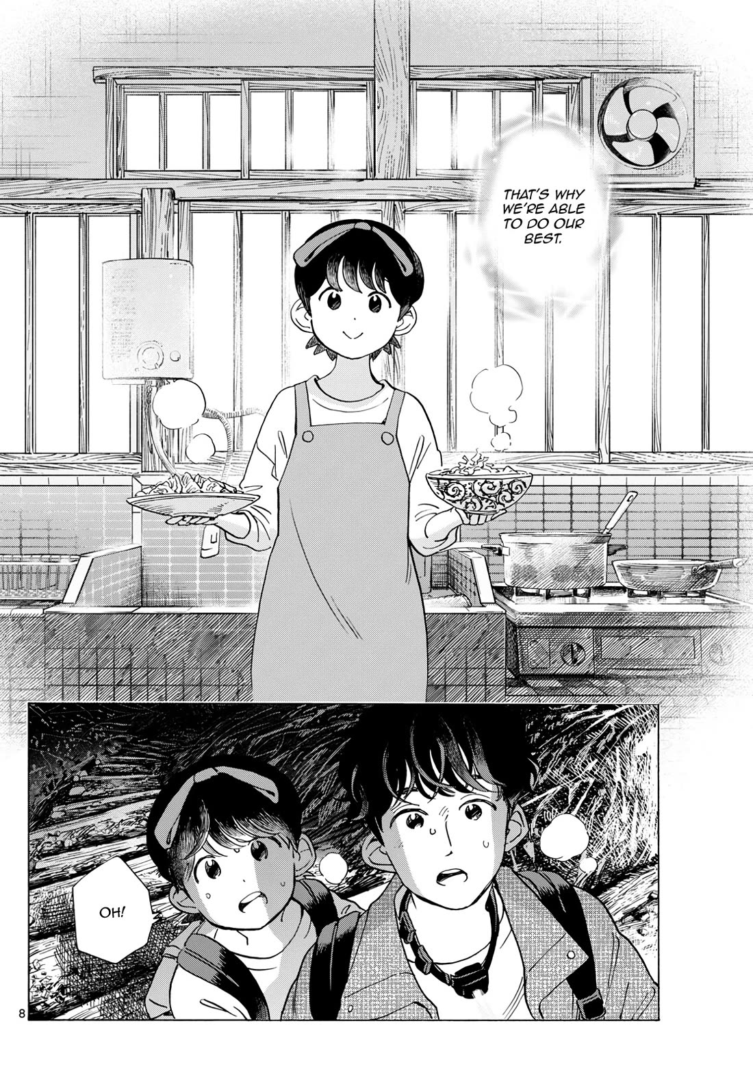Maiko-san Chi no Makanai-san Chapter 297 page 8 - Chapter 297: Support and Lending a Hand