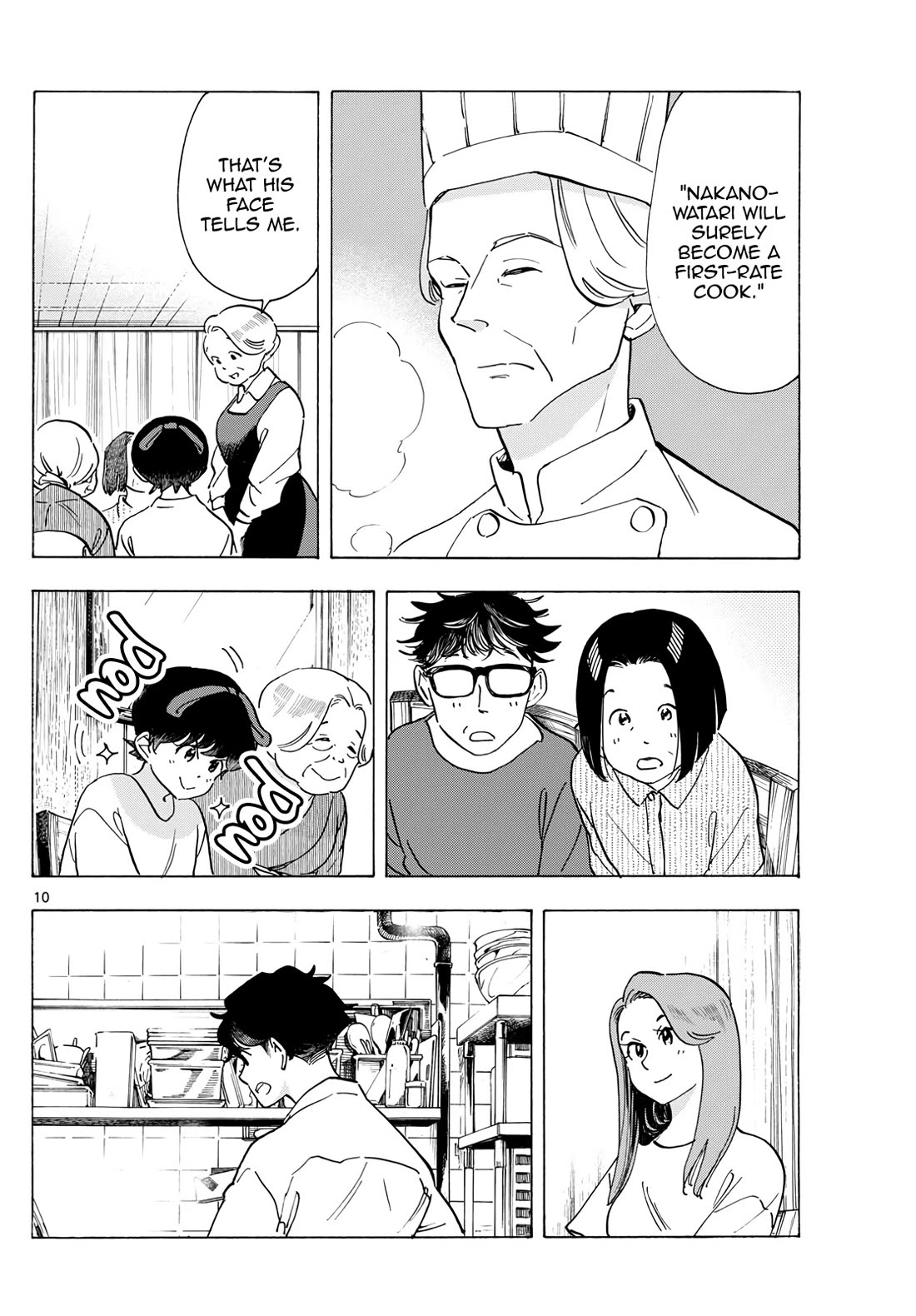 Maiko-san Chi no Makanai-san Chapter 301 page 10 - Chapter 301: Kenta Is Dedicated