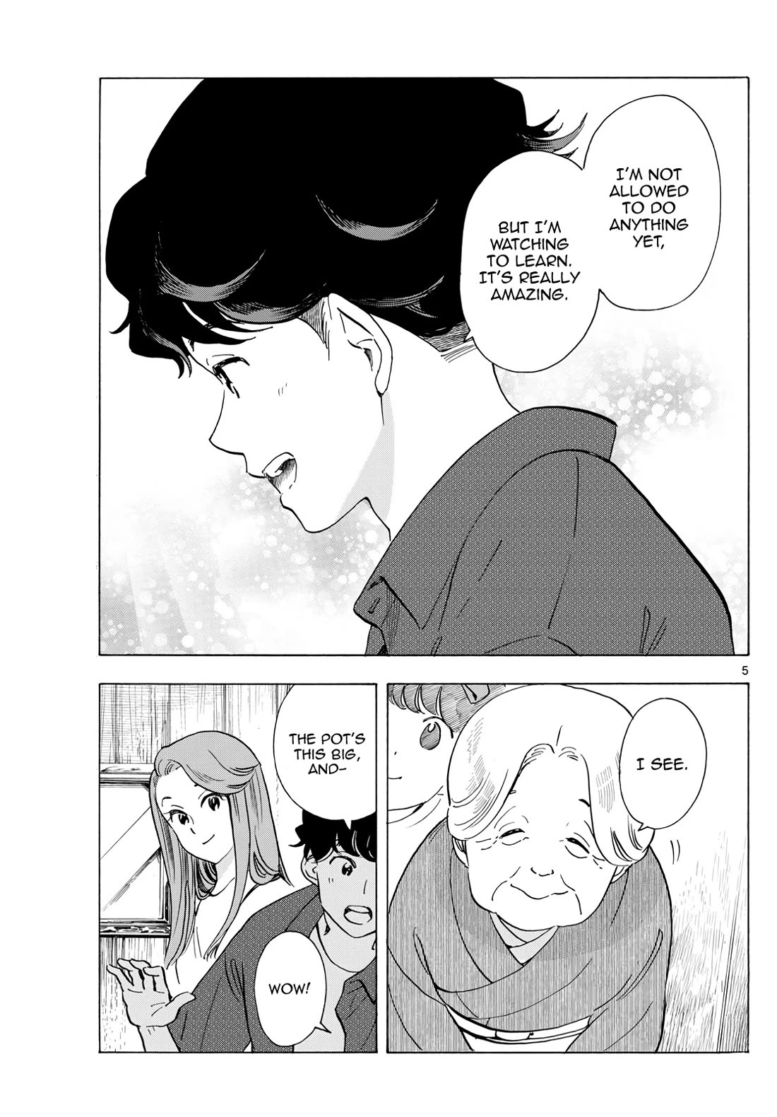 Maiko-san Chi no Makanai-san Chapter 301 page 5 - Chapter 301: Kenta Is Dedicated