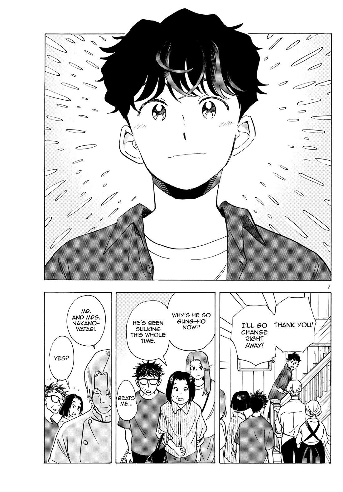 Maiko-san Chi no Makanai-san Chapter 301 page 7 - Chapter 301: Kenta Is Dedicated