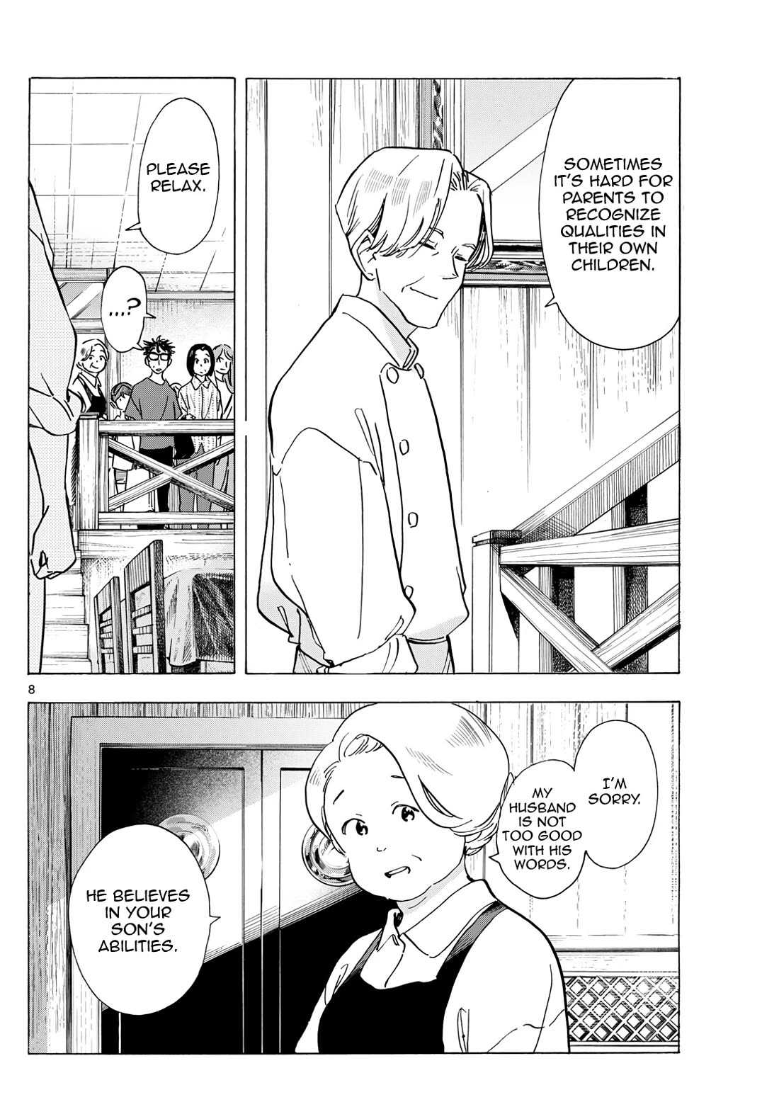 Maiko-san Chi no Makanai-san Chapter 301 page 8 - Chapter 301: Kenta Is Dedicated
