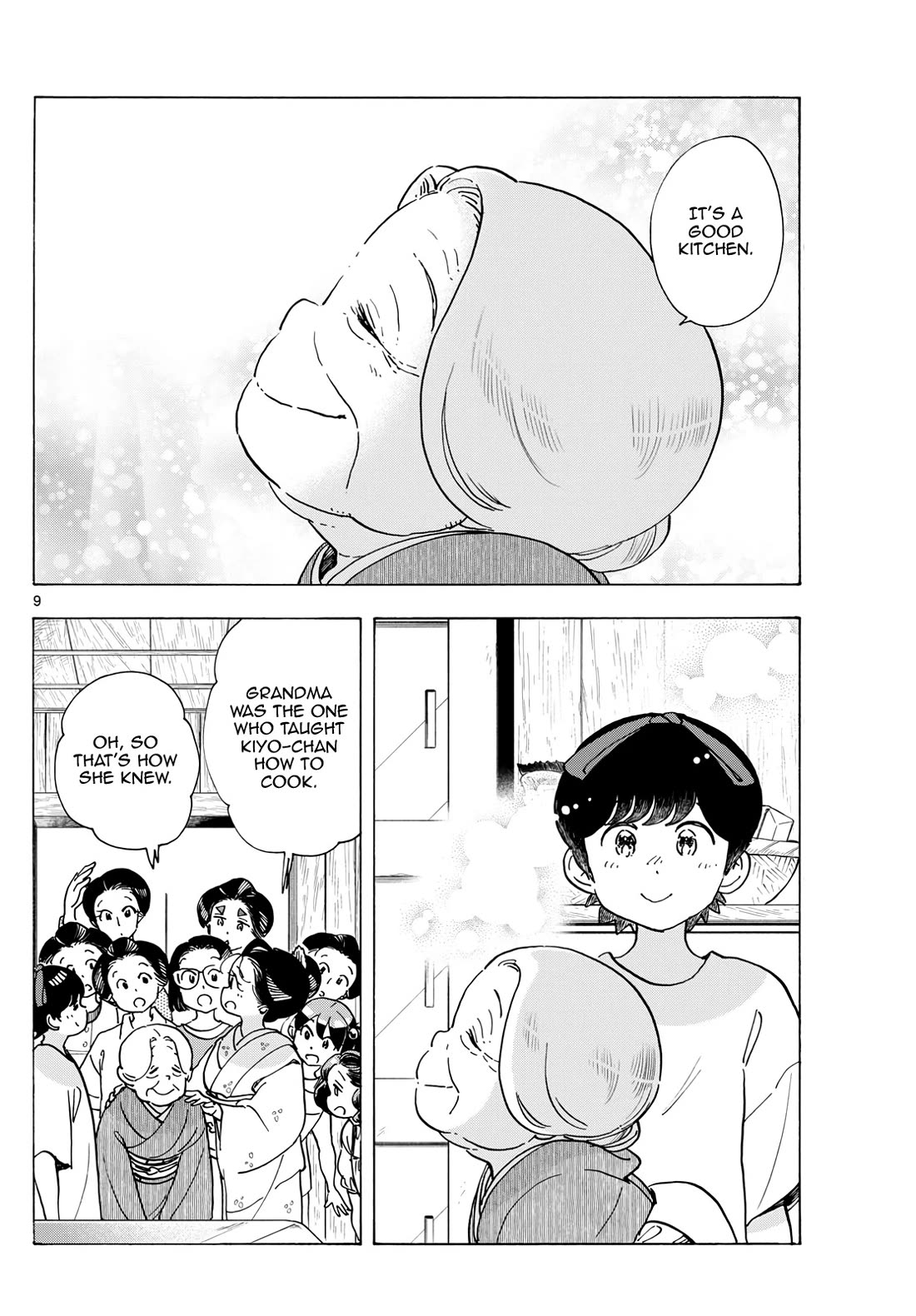 Maiko-san Chi no Makanai-san Chapter 303 page 9 - Chapter 303: Grandma and the Manor
