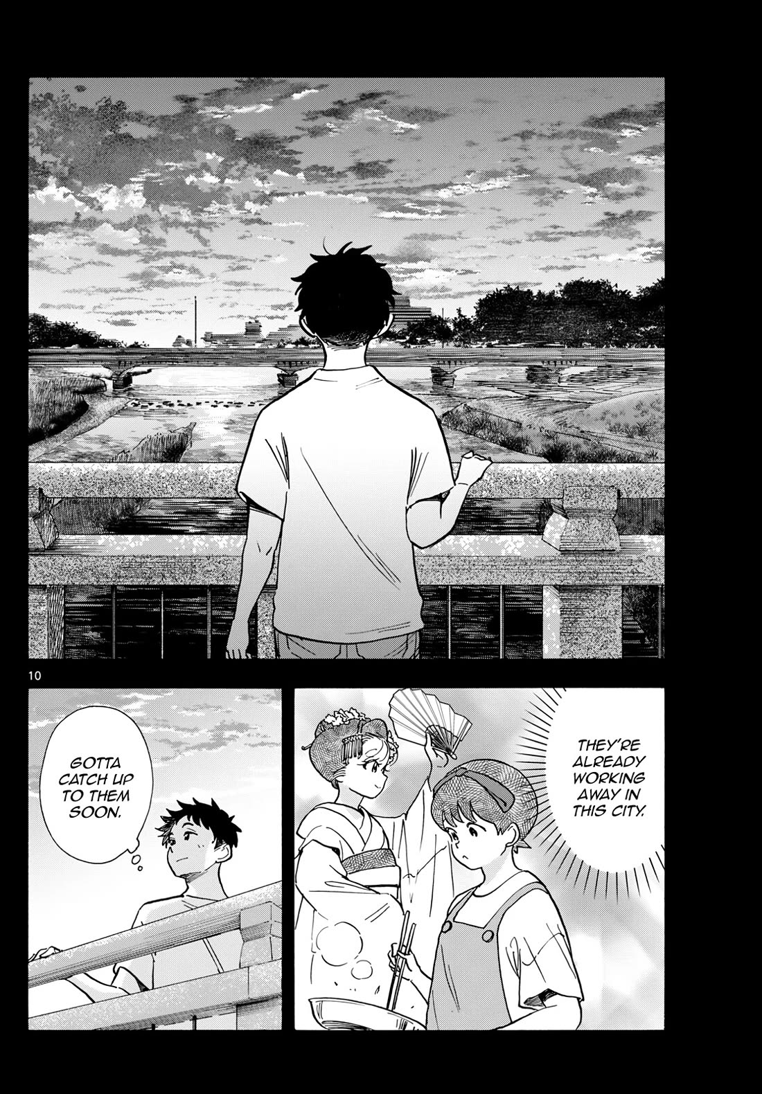 Maiko-san Chi no Makanai-san Chapter 313 page 10 - Chapter 313: Kenta in Kyoto