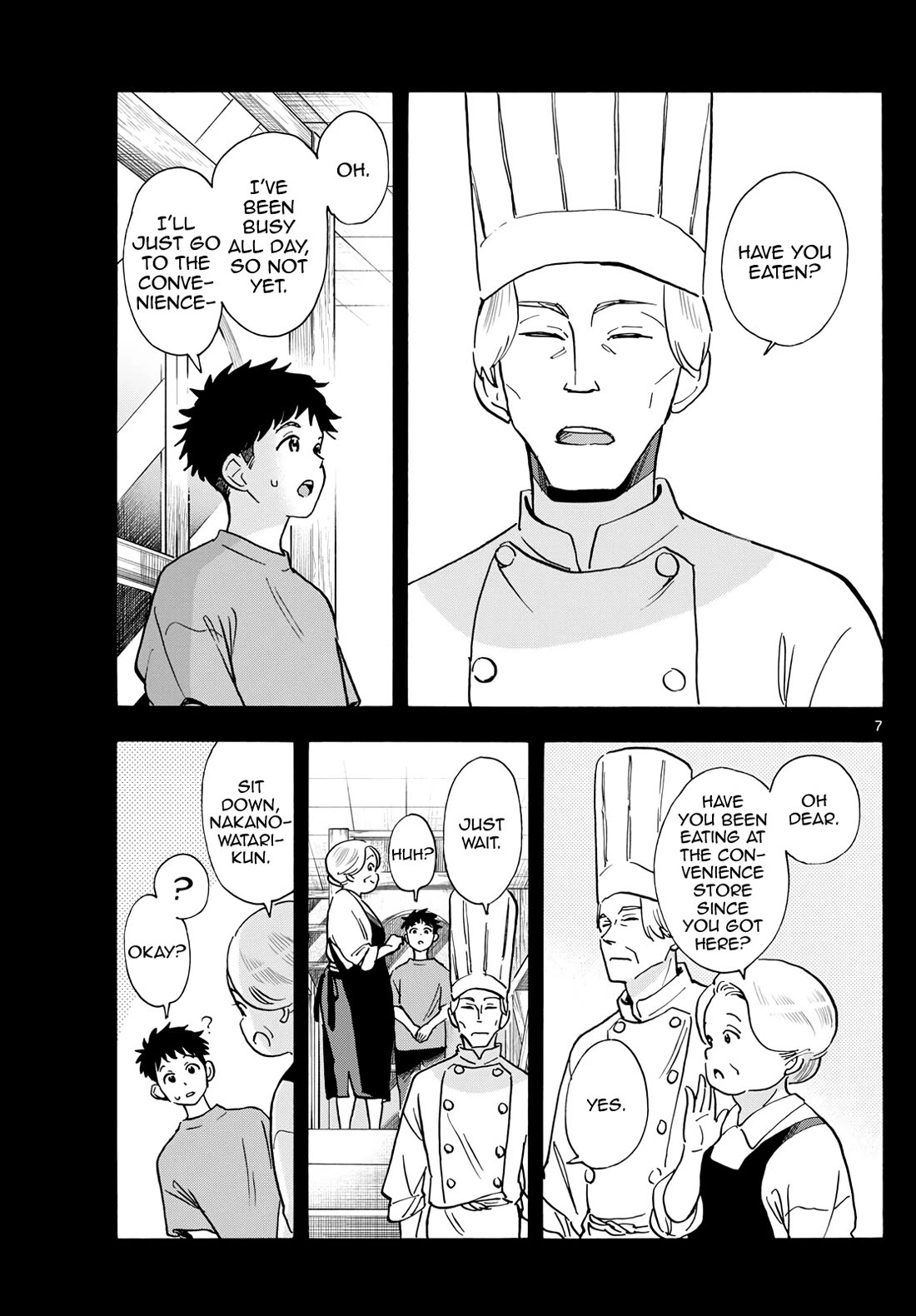 Maiko-san Chi no Makanai-san Chapter 314 page 7 - Chapter 314: Kenta's Greeting