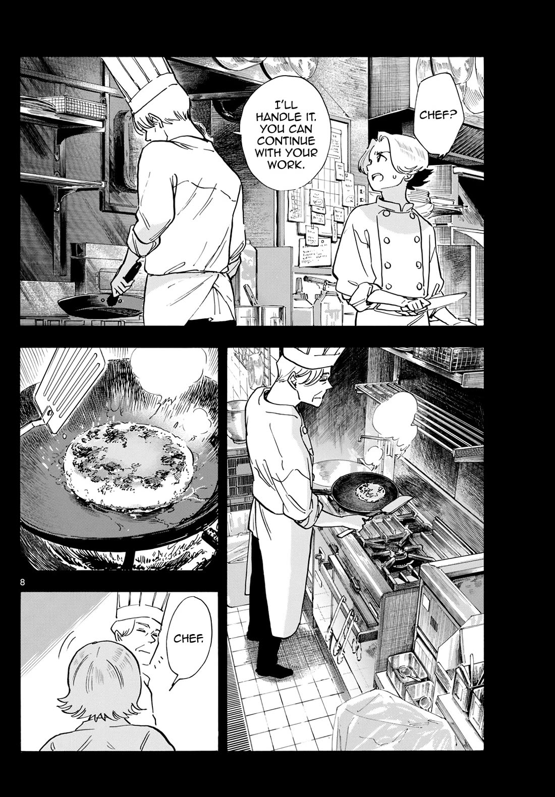 Maiko-san Chi no Makanai-san Chapter 314 page 8 - Chapter 314: Kenta's Greeting