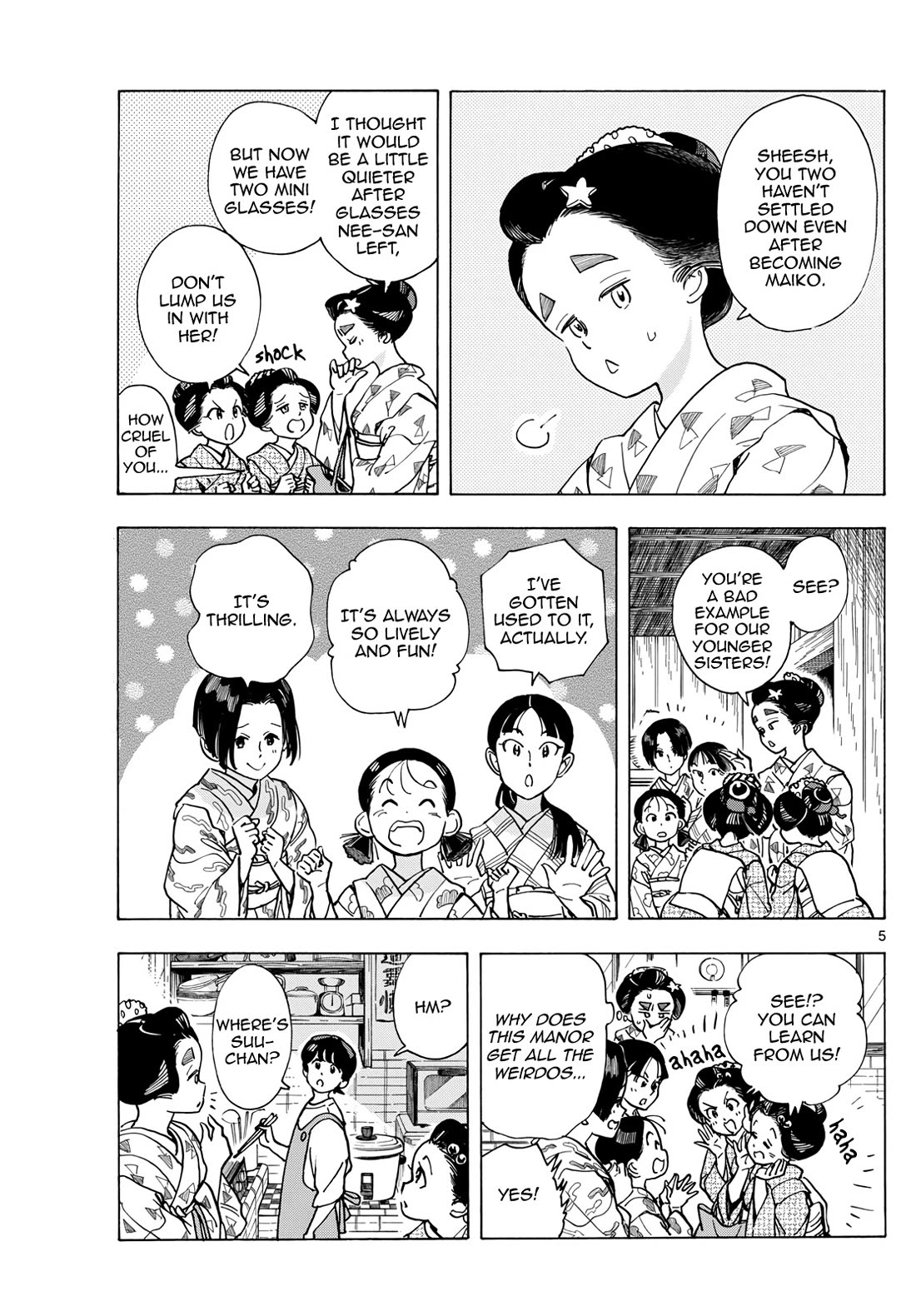 Maiko-san Chi no Makanai-san Chapter 317 page 5 - Chapter 317: As the Seasons Turn