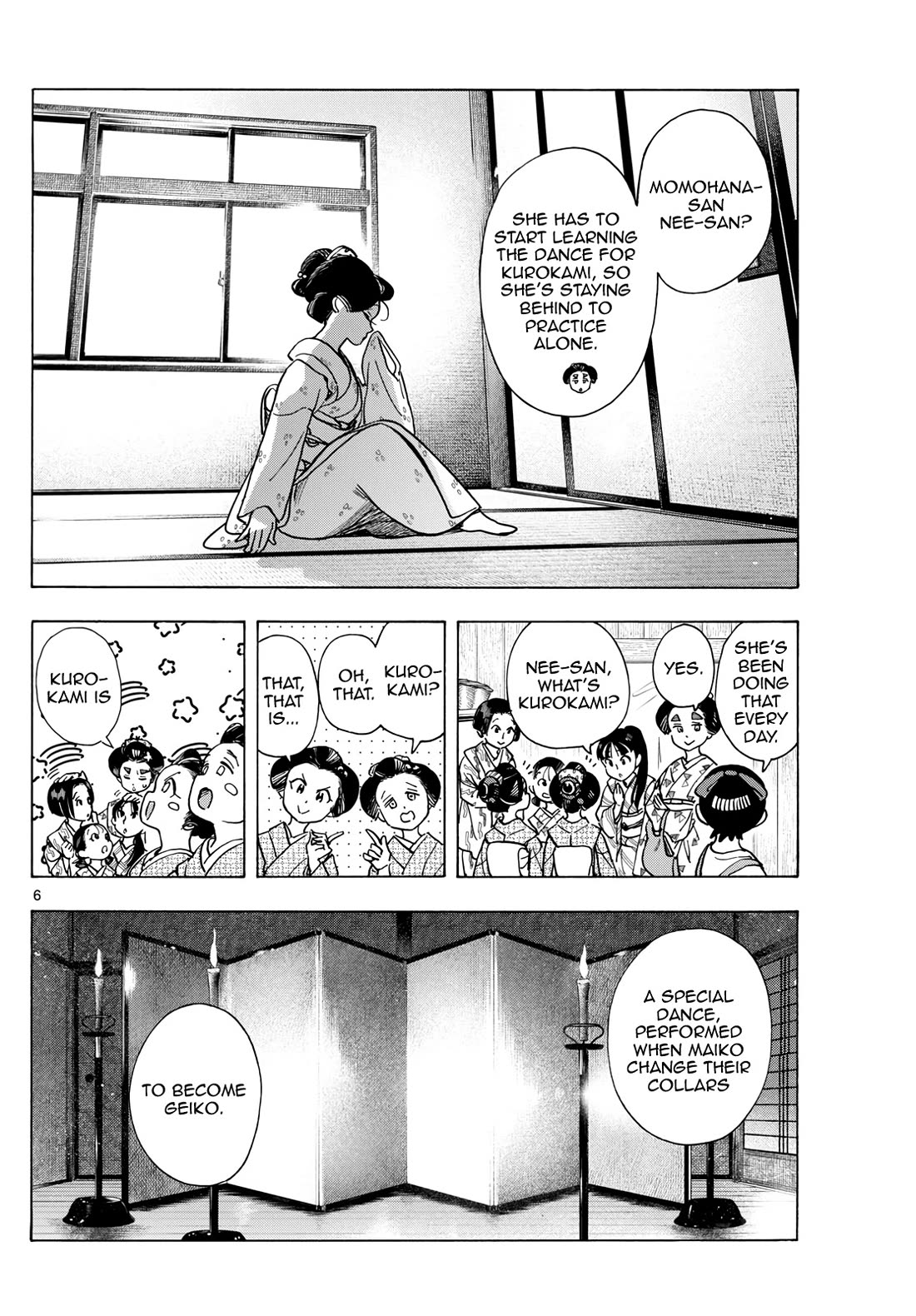 Maiko-san Chi no Makanai-san Chapter 317 page 6 - Chapter 317: As the Seasons Turn