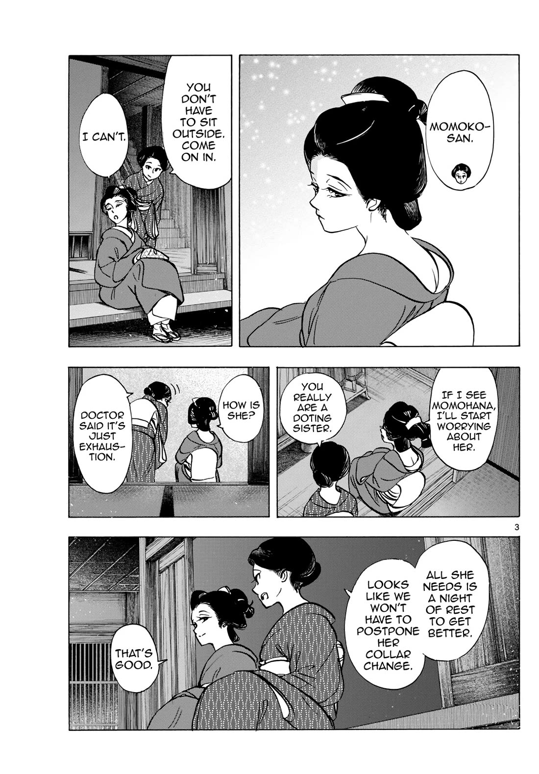 Maiko-san Chi no Makanai-san Chapter 319 page 3 - Chapter 319: You'll Always Be Able to Say It