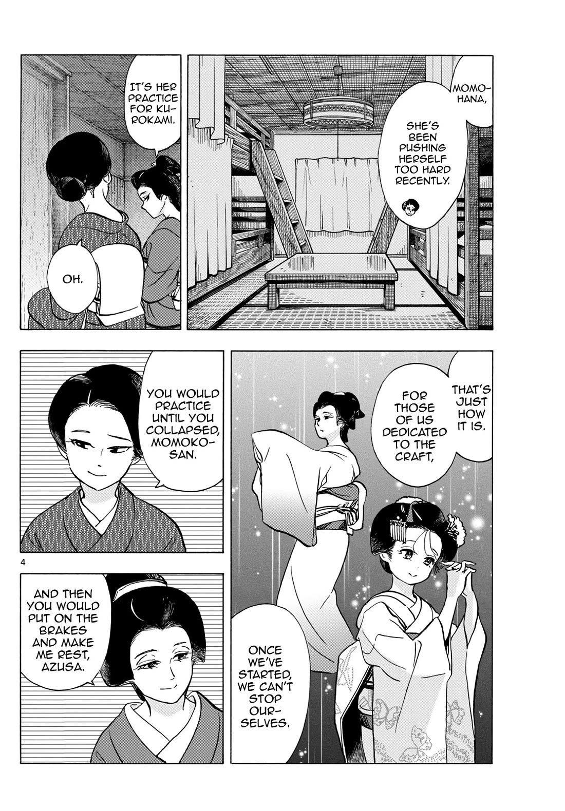 Maiko-san Chi no Makanai-san Chapter 319 page 4 - Chapter 319: You'll Always Be Able to Say It