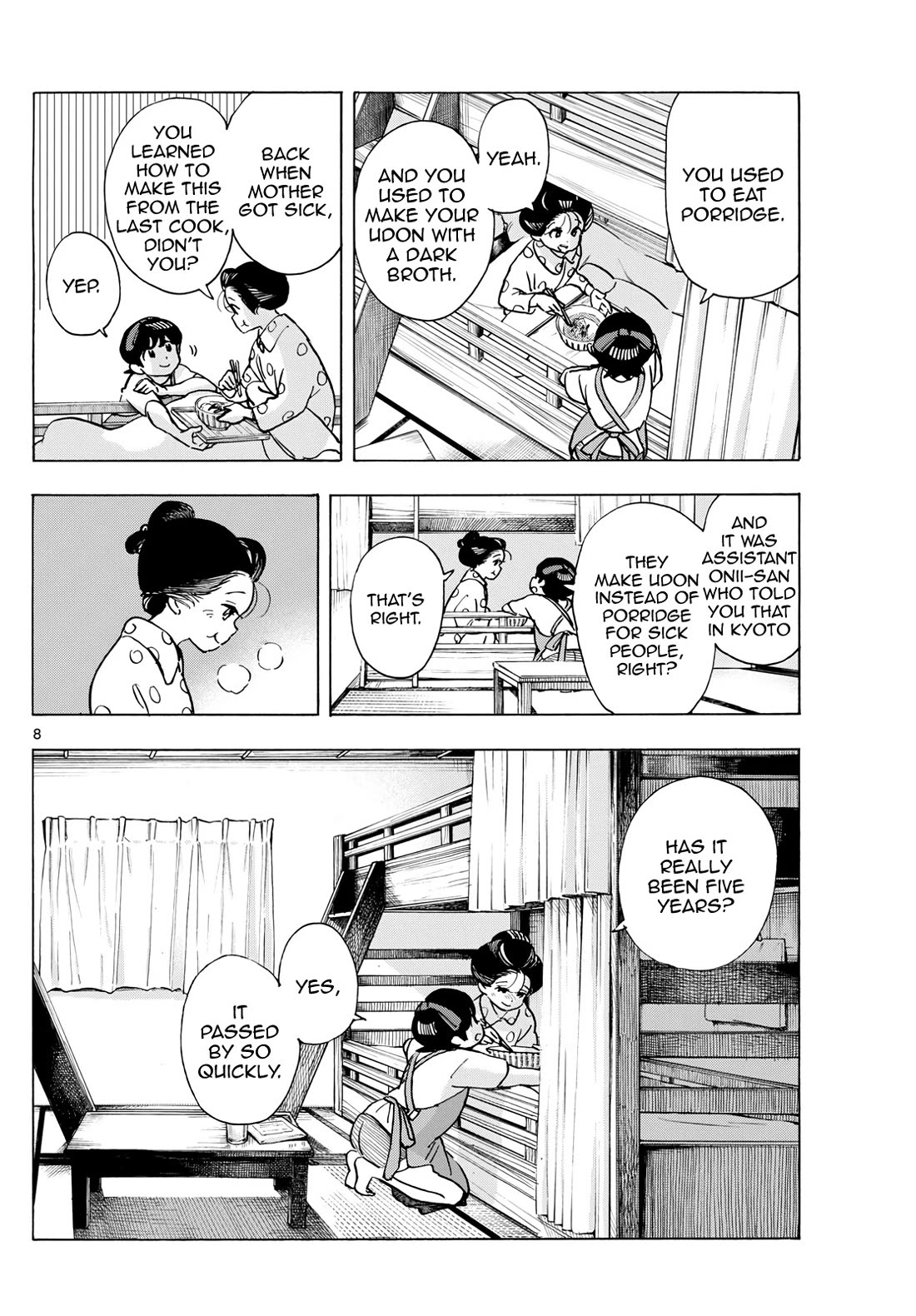Maiko-san Chi no Makanai-san Chapter 319 page 8 - Chapter 319: You'll Always Be Able to Say It