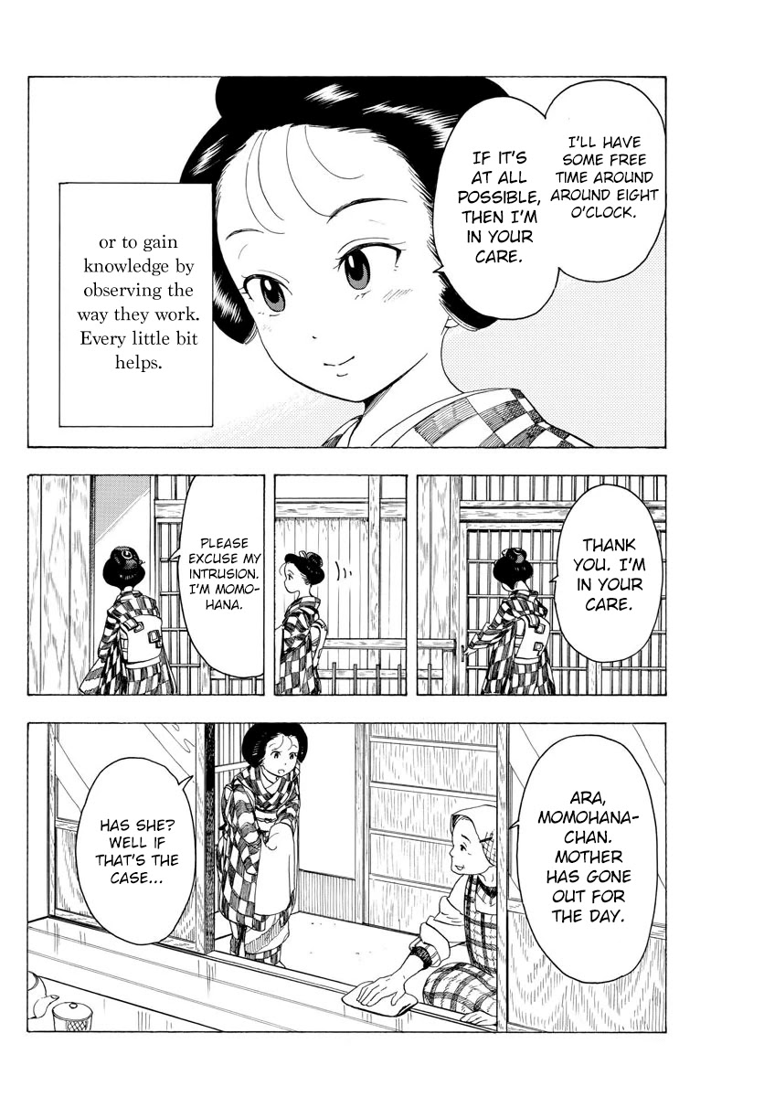 Maiko-san Chi no Makanai-san Chapter 32 page 4 - Chapter 32: Making the Rounds