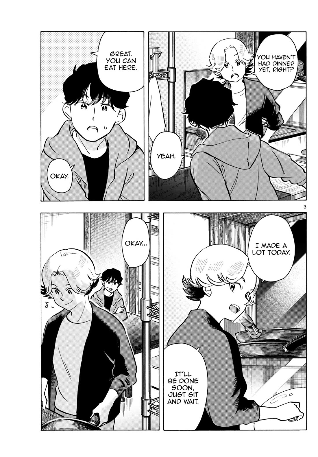 Maiko-san Chi no Makanai-san Chapter 320 page 3 - Chapter 320: His First Senior, His Last Junior