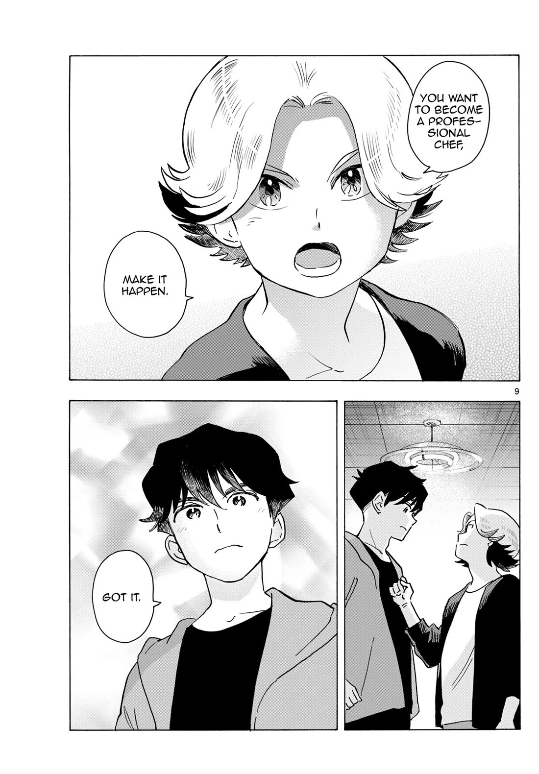Maiko-san Chi no Makanai-san Chapter 320 page 9 - Chapter 320: His First Senior, His Last Junior