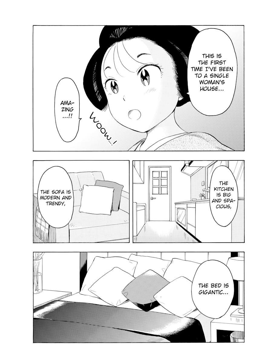 Maiko-san Chi no Makanai-san Chapter 42 page 3 - Chapter 42: Momohana Watches the House