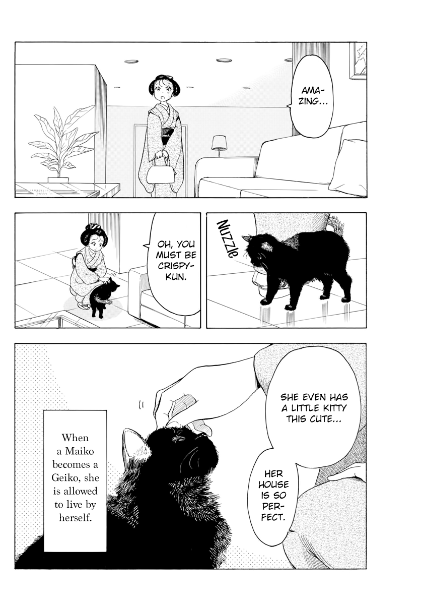 Maiko-san Chi no Makanai-san Chapter 42 page 4 - Chapter 42: Momohana Watches the House
