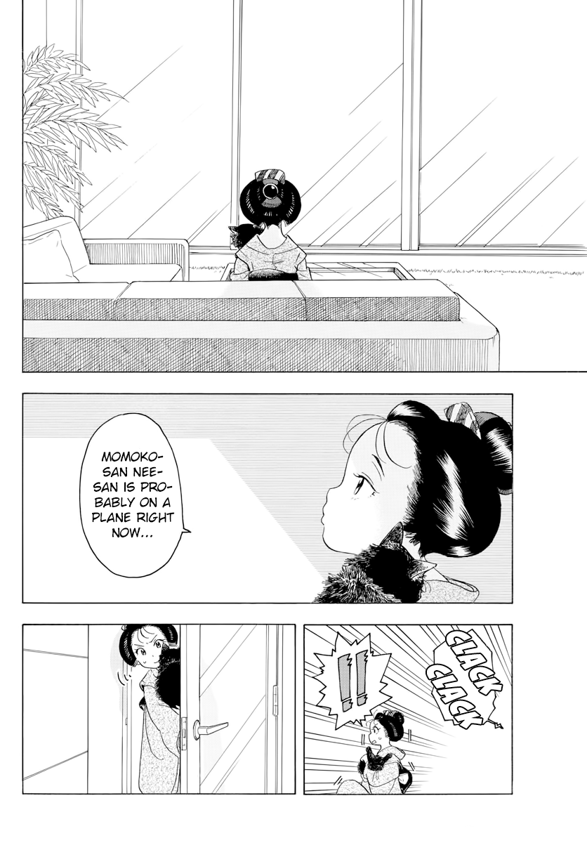 Maiko-san Chi no Makanai-san Chapter 42 page 6 - Chapter 42: Momohana Watches the House