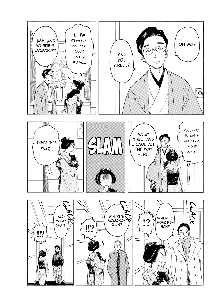 Maiko-san Chi no Makanai-san Chapter 42 page 7 - Chapter 42: Momohana Watches the House