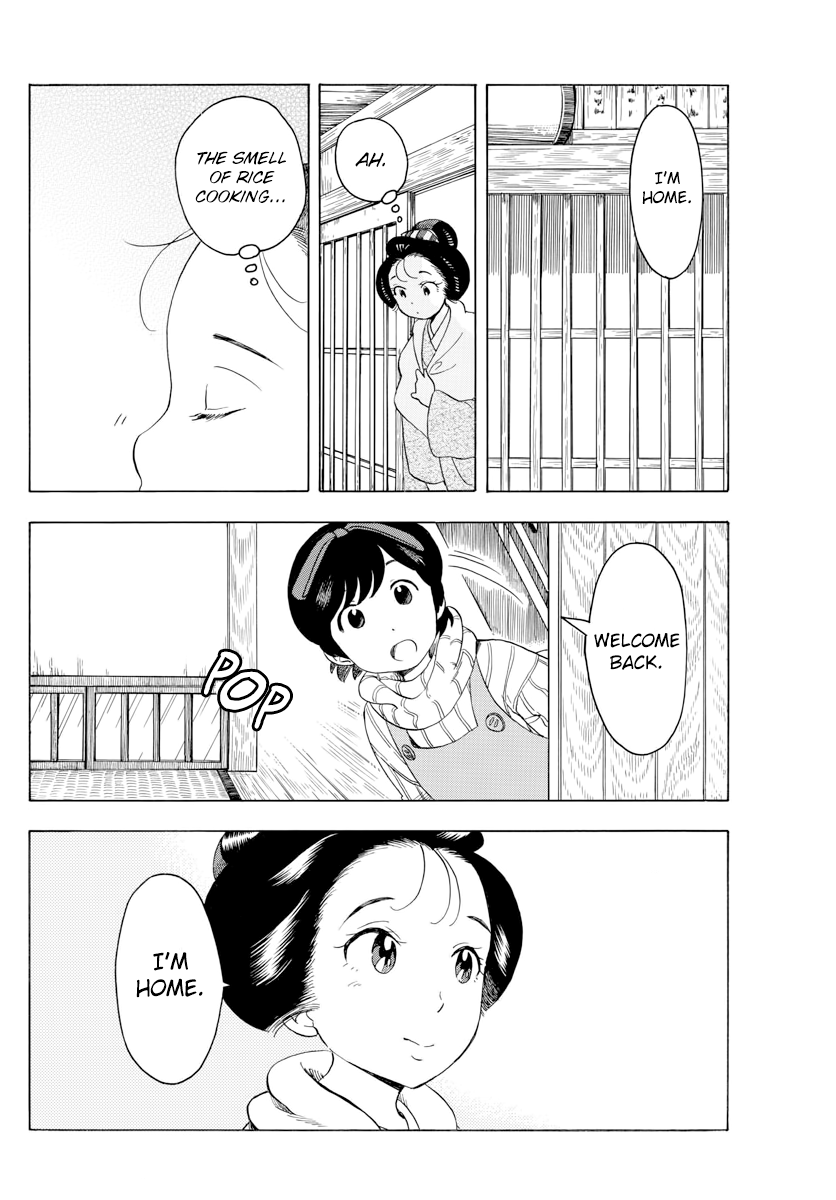 Maiko-san Chi no Makanai-san Chapter 42 page 8 - Chapter 42: Momohana Watches the House